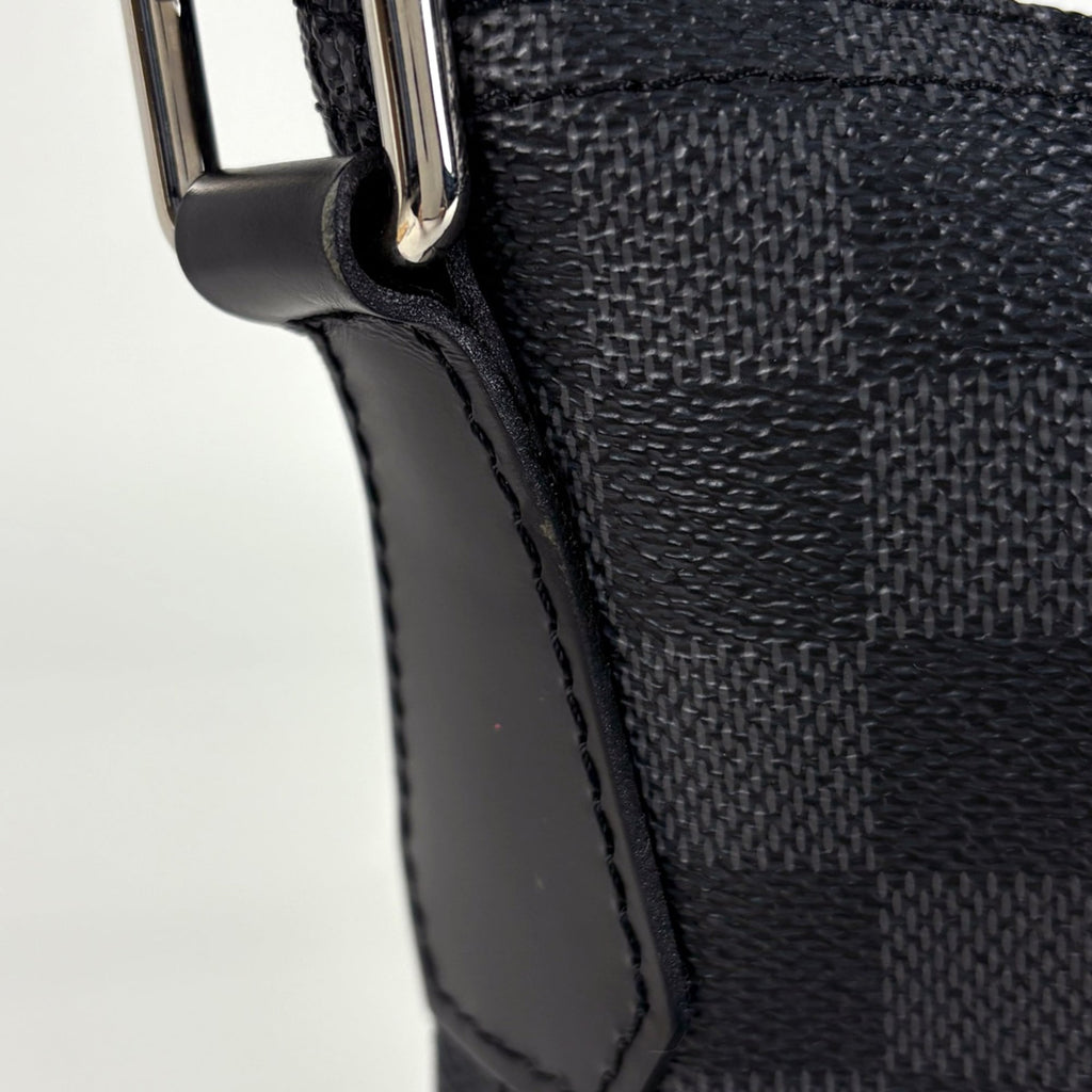 Louis Vuitton Black Damier Graphite Shoulder Bag