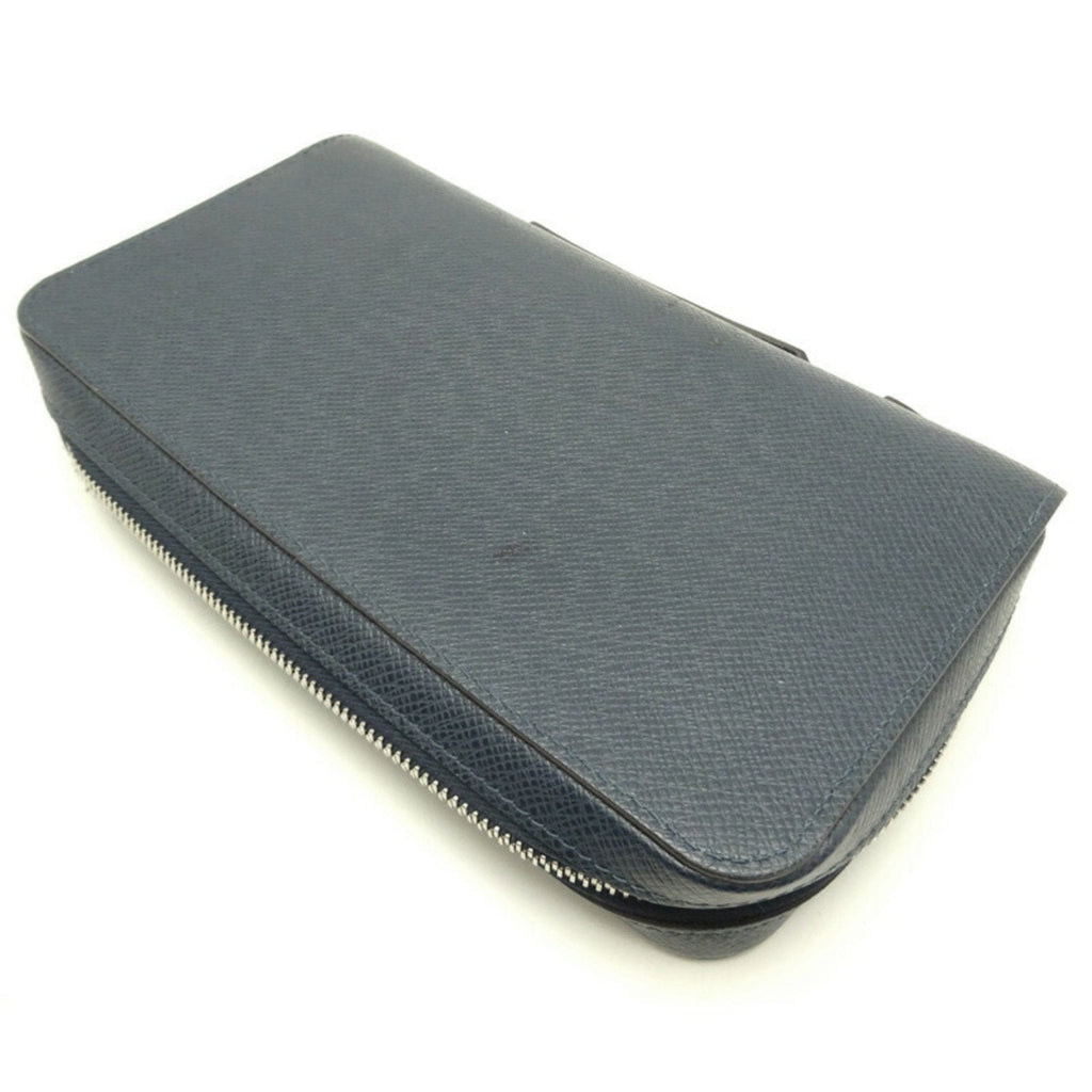 Louis Vuitton Taiga Blue Ocean Taiga Leather Pochette
