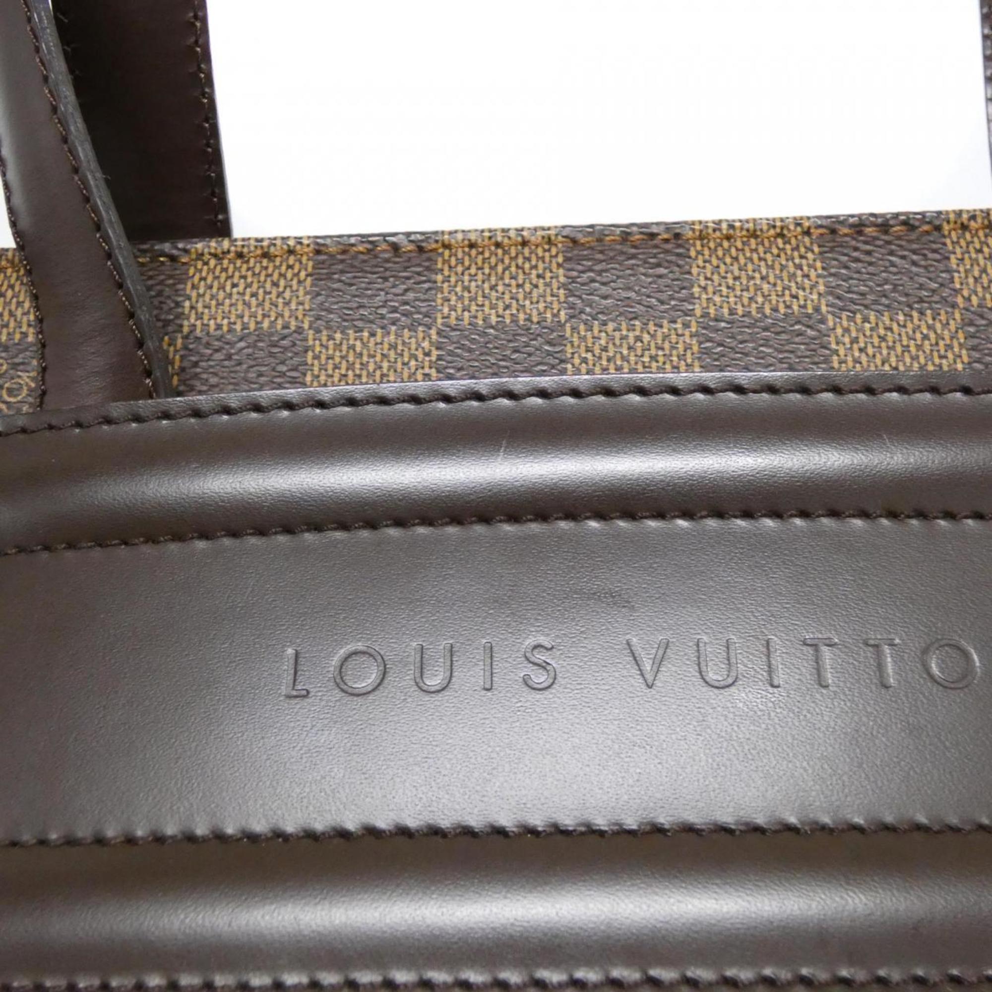 Louis Vuitton Ebene Coated Canvas Handbag