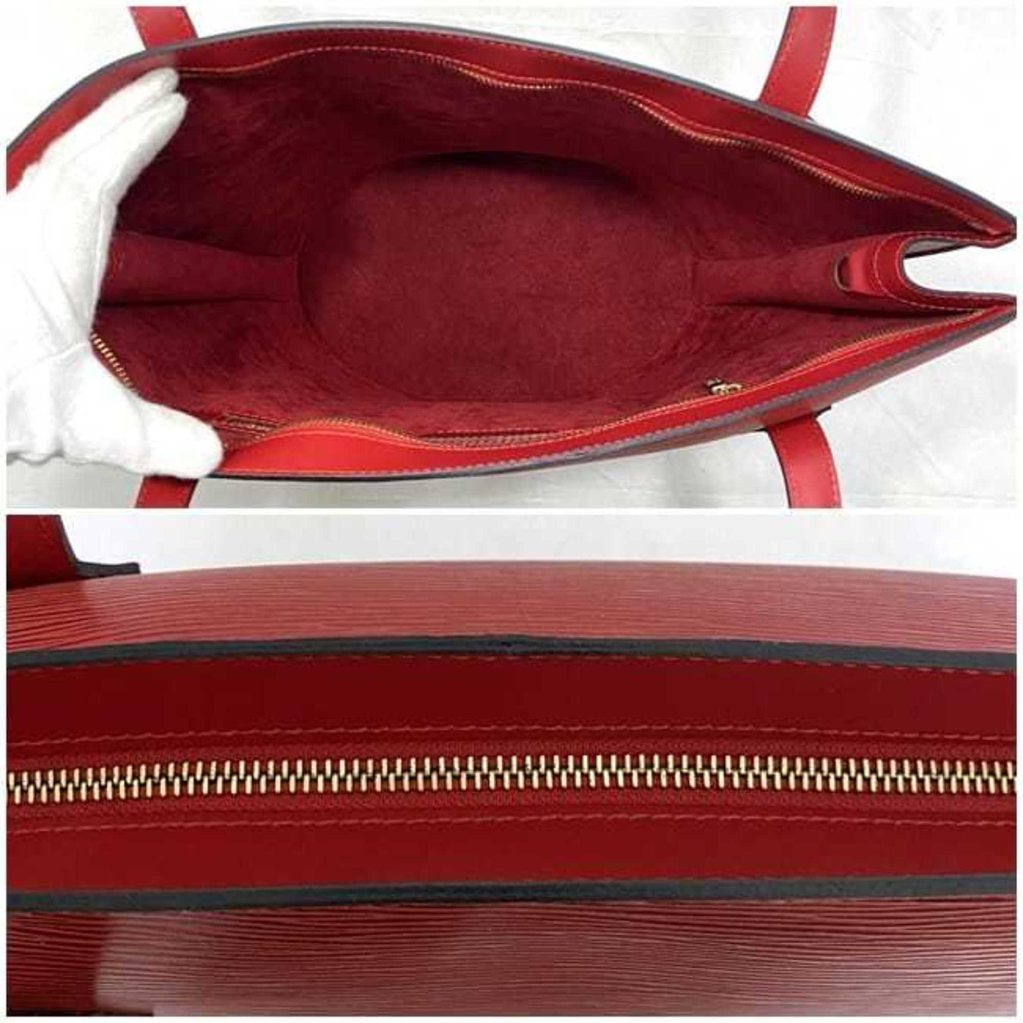 Louis Vuitton Castilian Red Epi Leather Tote Bag