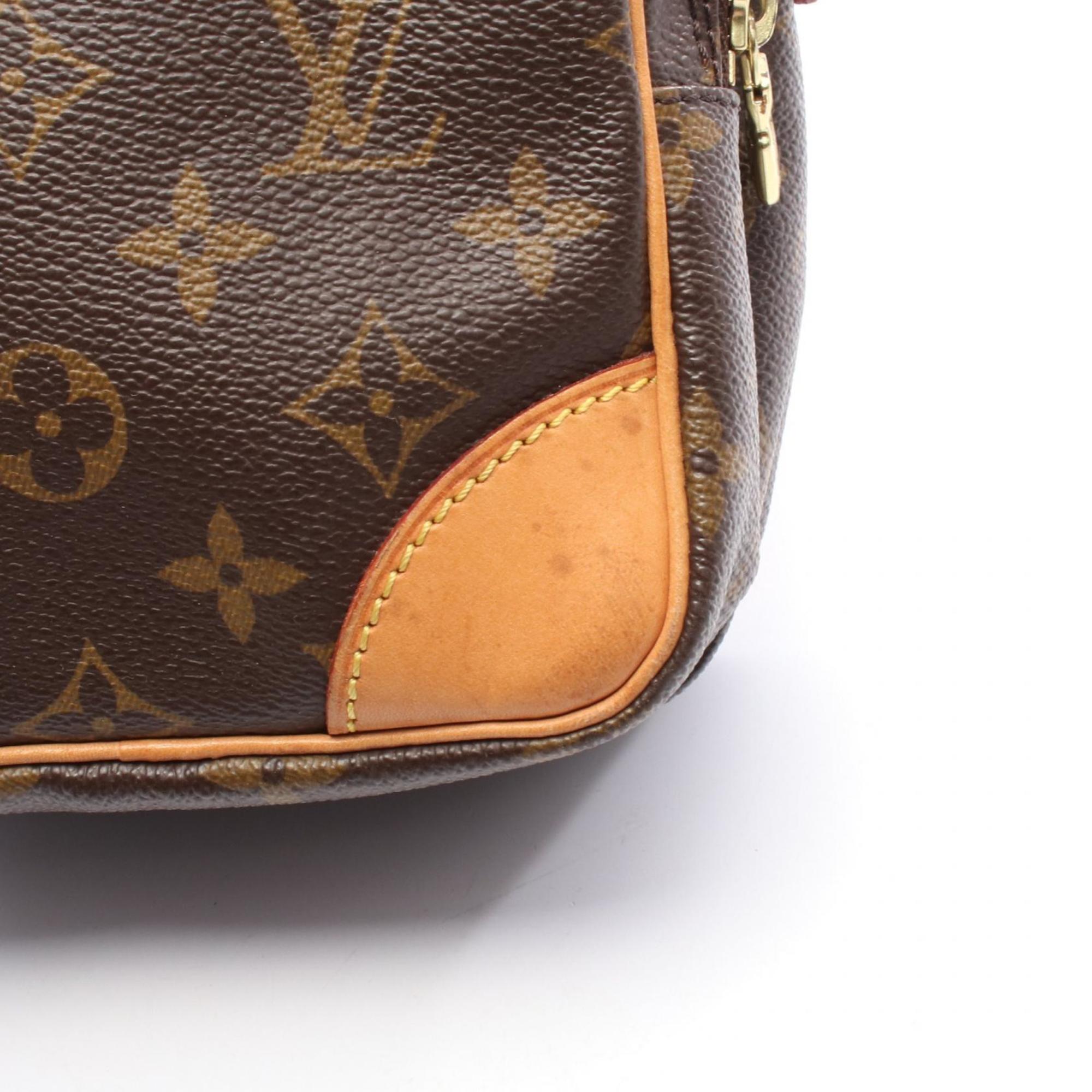 Louis Vuitton Brown Monogram Coated Canvas Shoulder Bag
