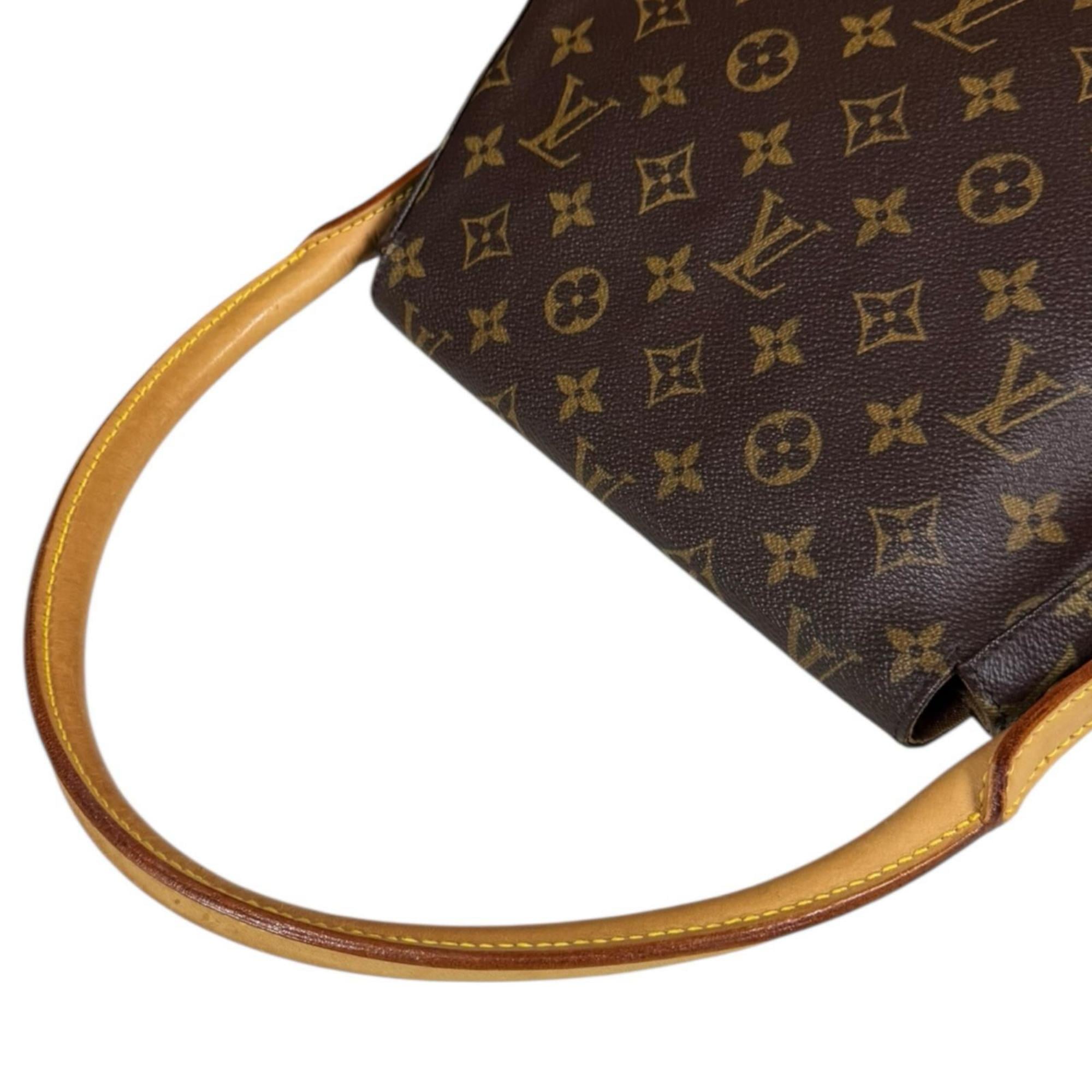 Louis Vuitton Brown Monogram Canvas Handbag