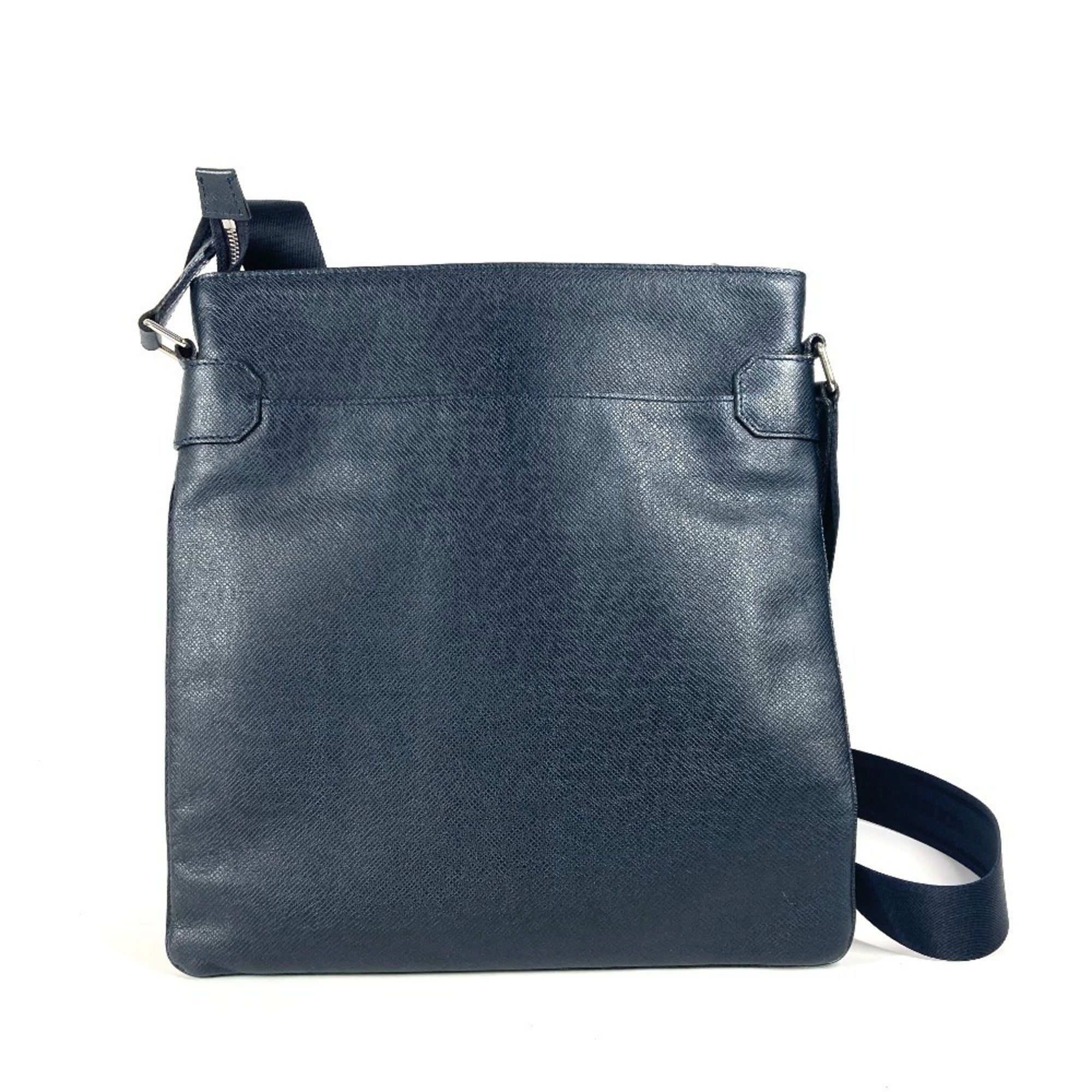 Louis Vuitton Boreal Navy Taiga Leather Shoulder Bag