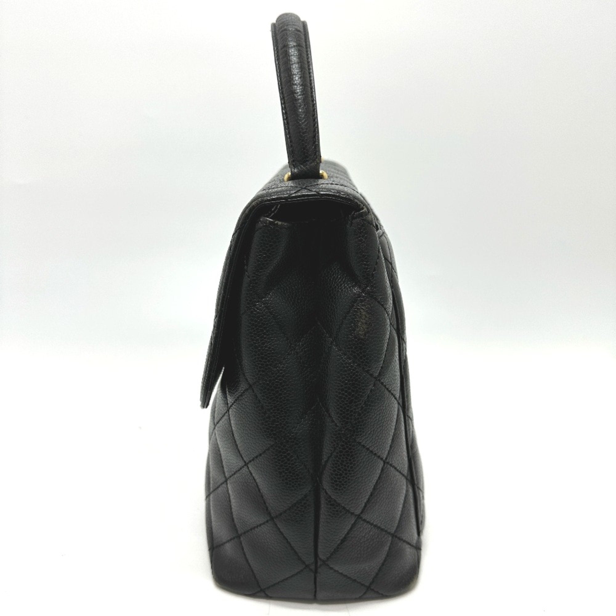 Chanel Black Leather Handbag