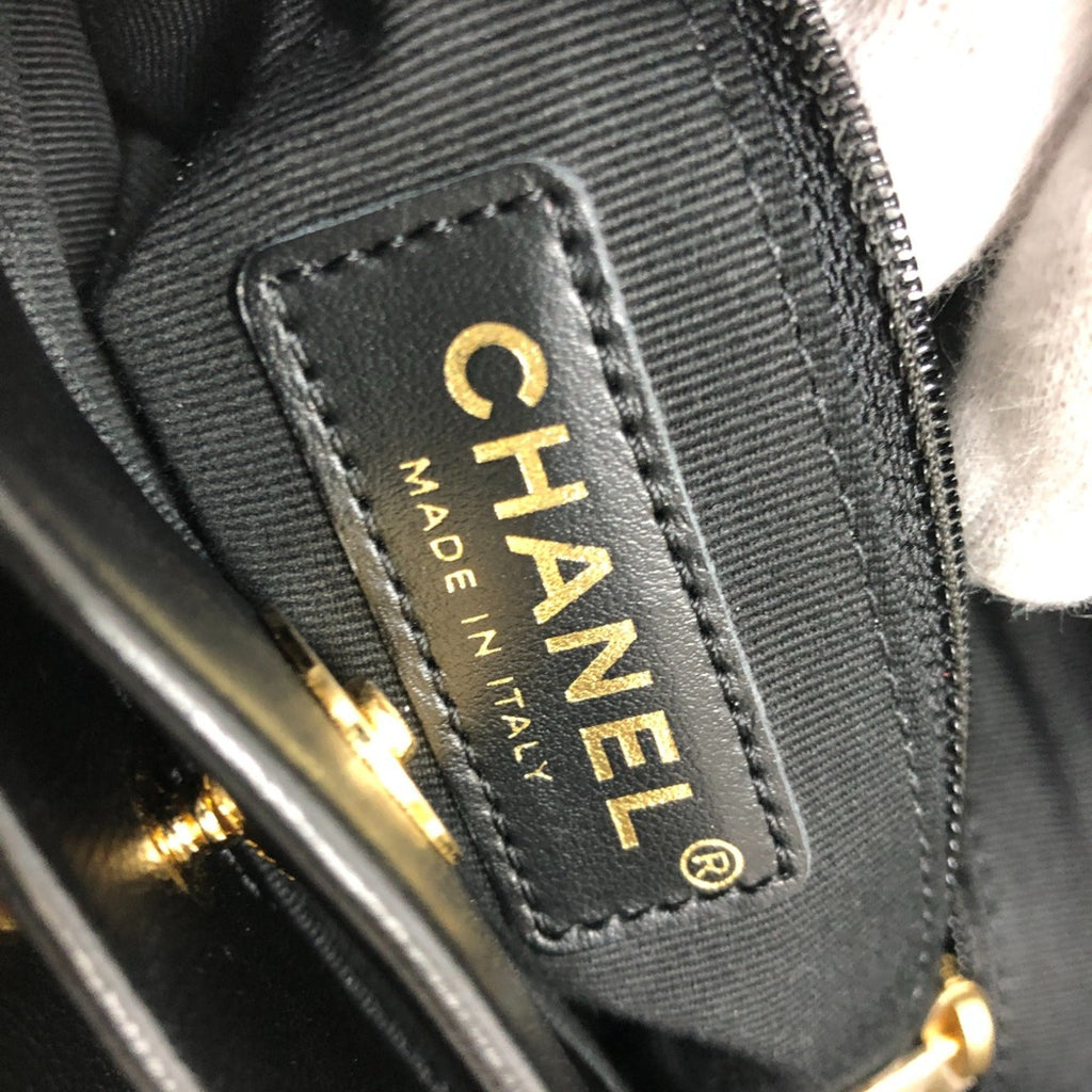 Chanel Black Leather Shoulder Bag