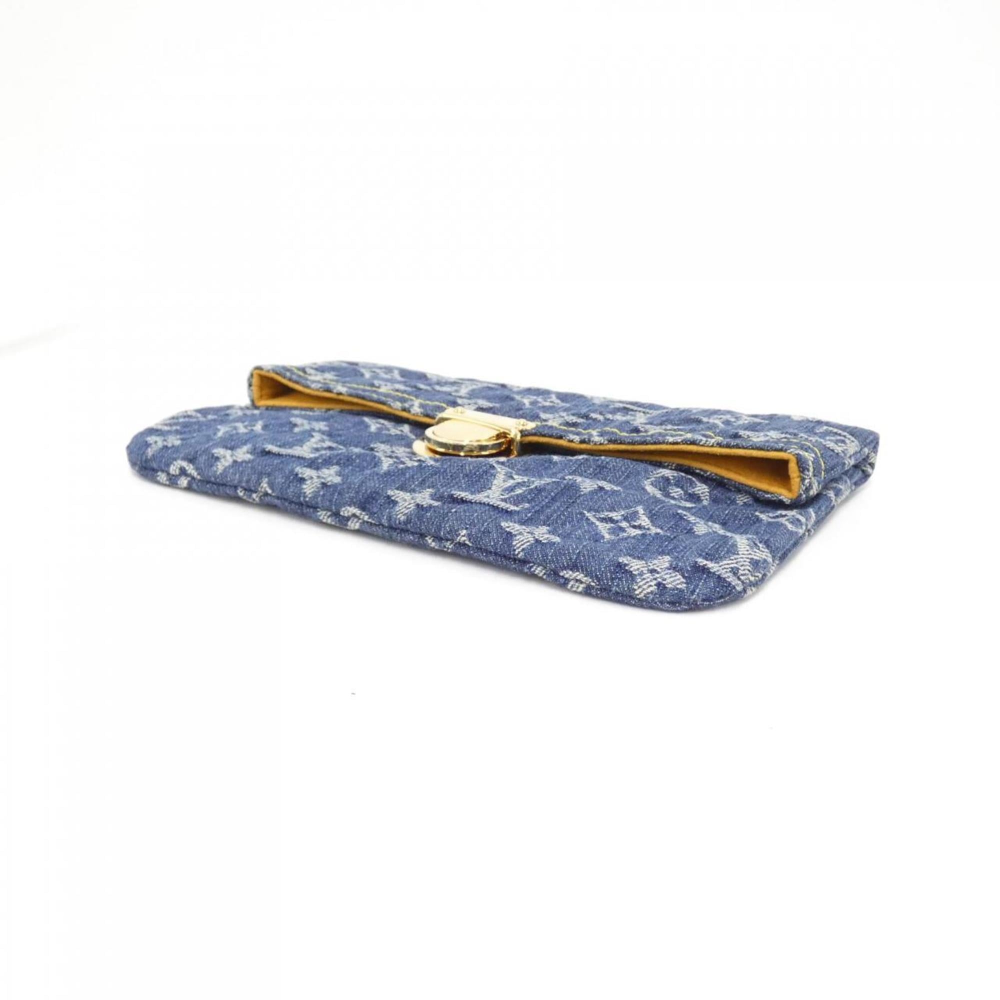 Louis Vuitton Blue Monogram Denim Pouch