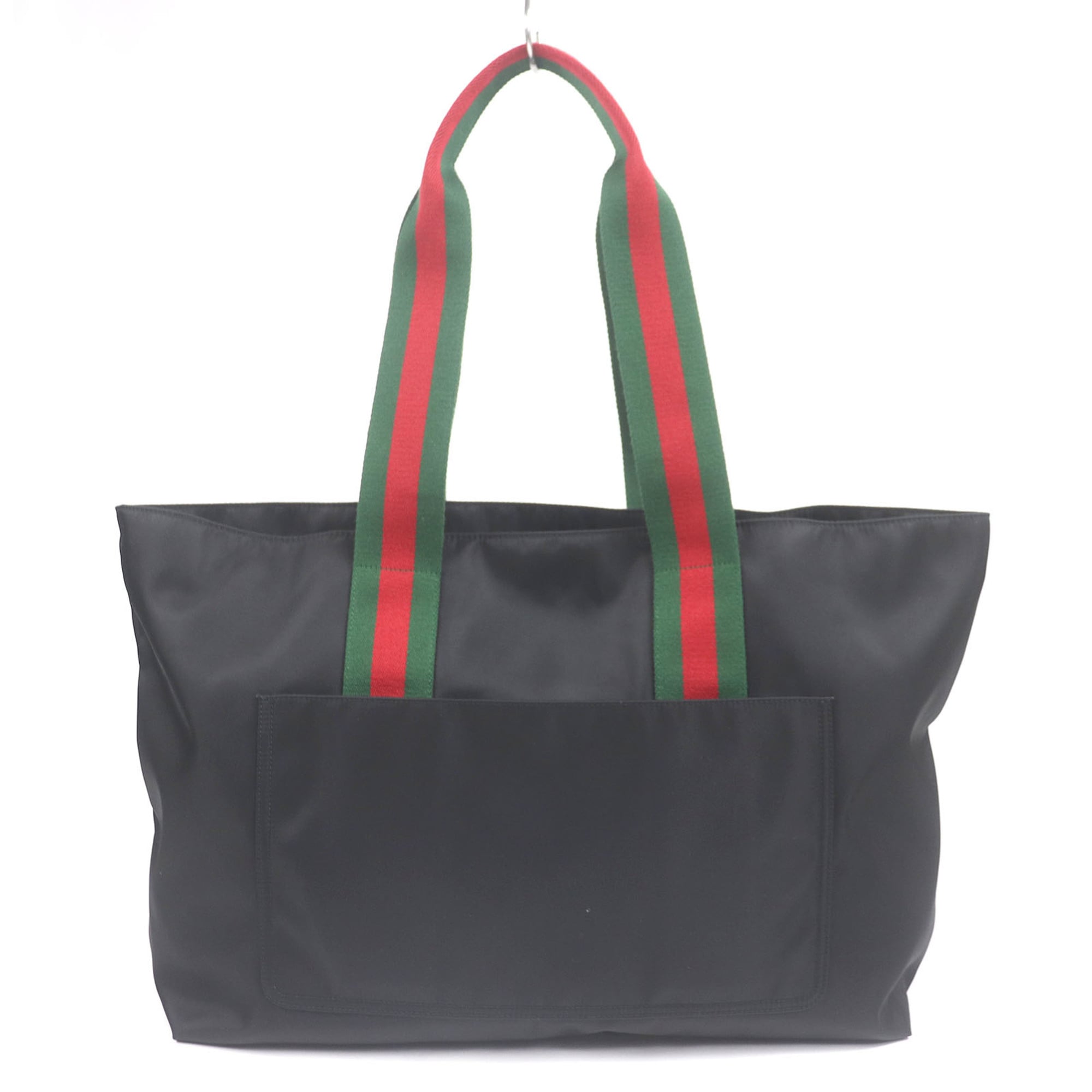 Gucci Sherry Line Black Nylon Tote Bag (Pre-Owned)
