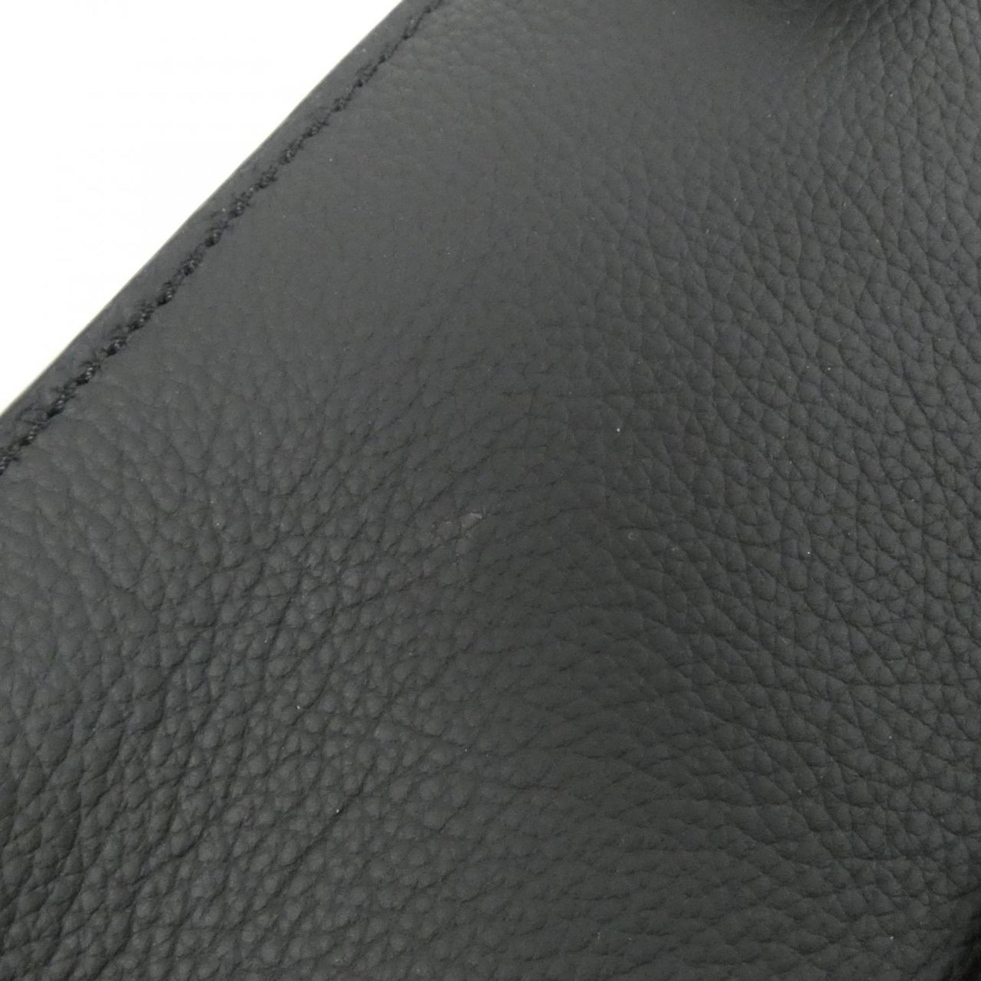 Louis Vuitton Black Leather Handbag