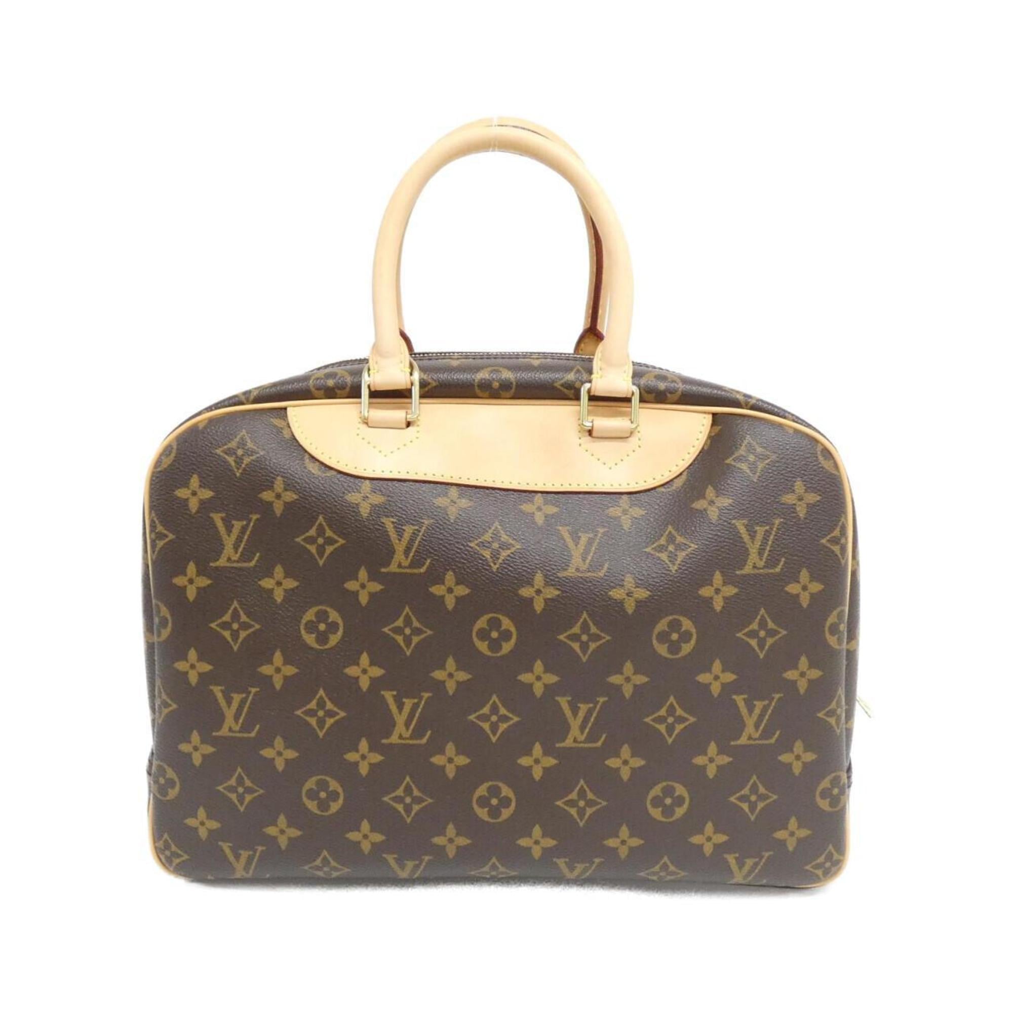 Louis Vuitton Marron Coated Canvas Handbag