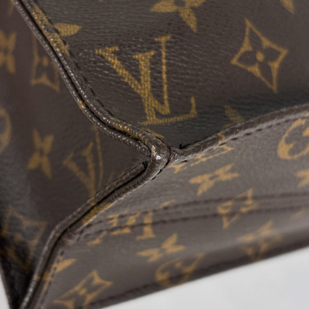 Louis Vuitton Brown Monogram Handbag Tote Bag