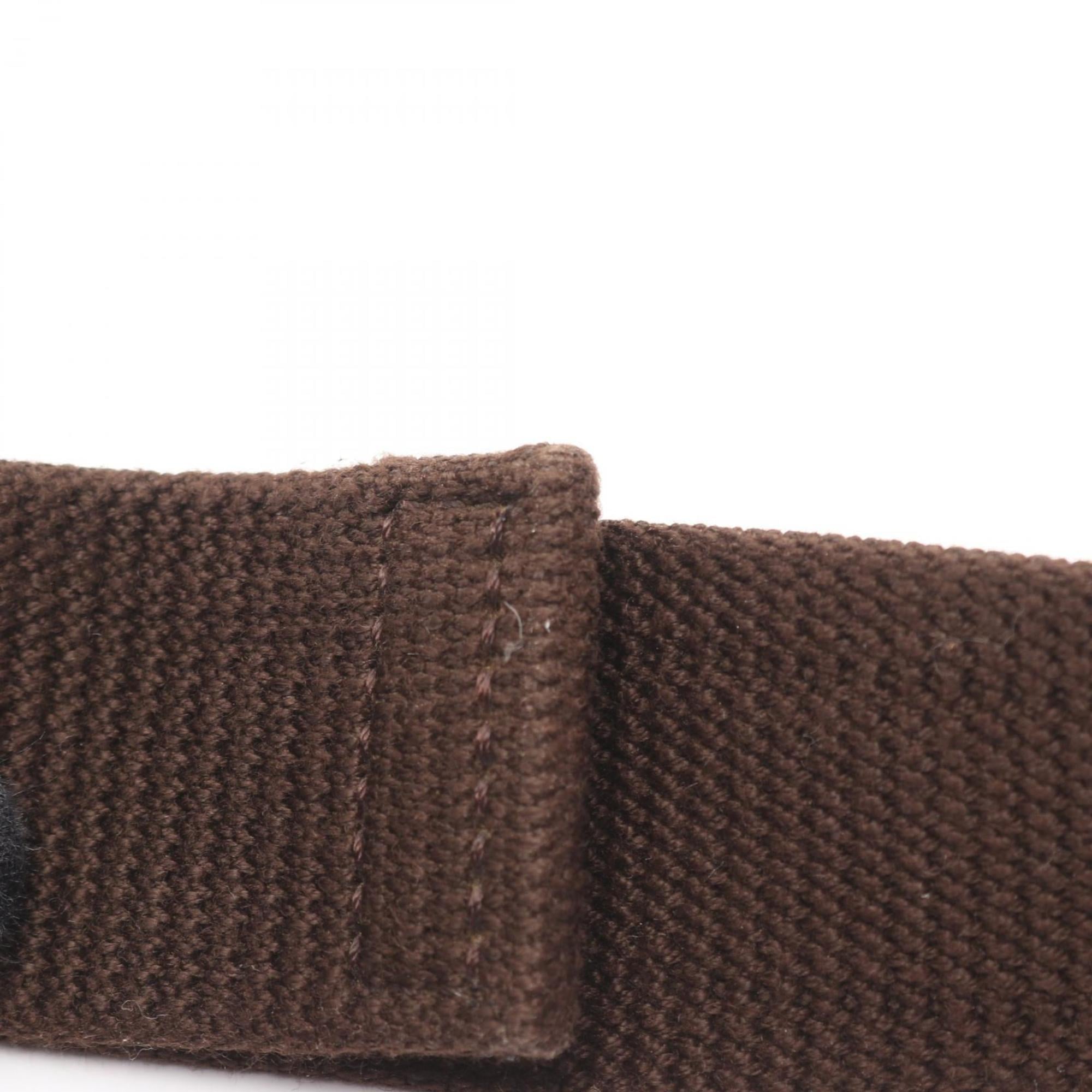 Louis Vuitton Brown Coated Canvas Leather Fanny Pack Handbag