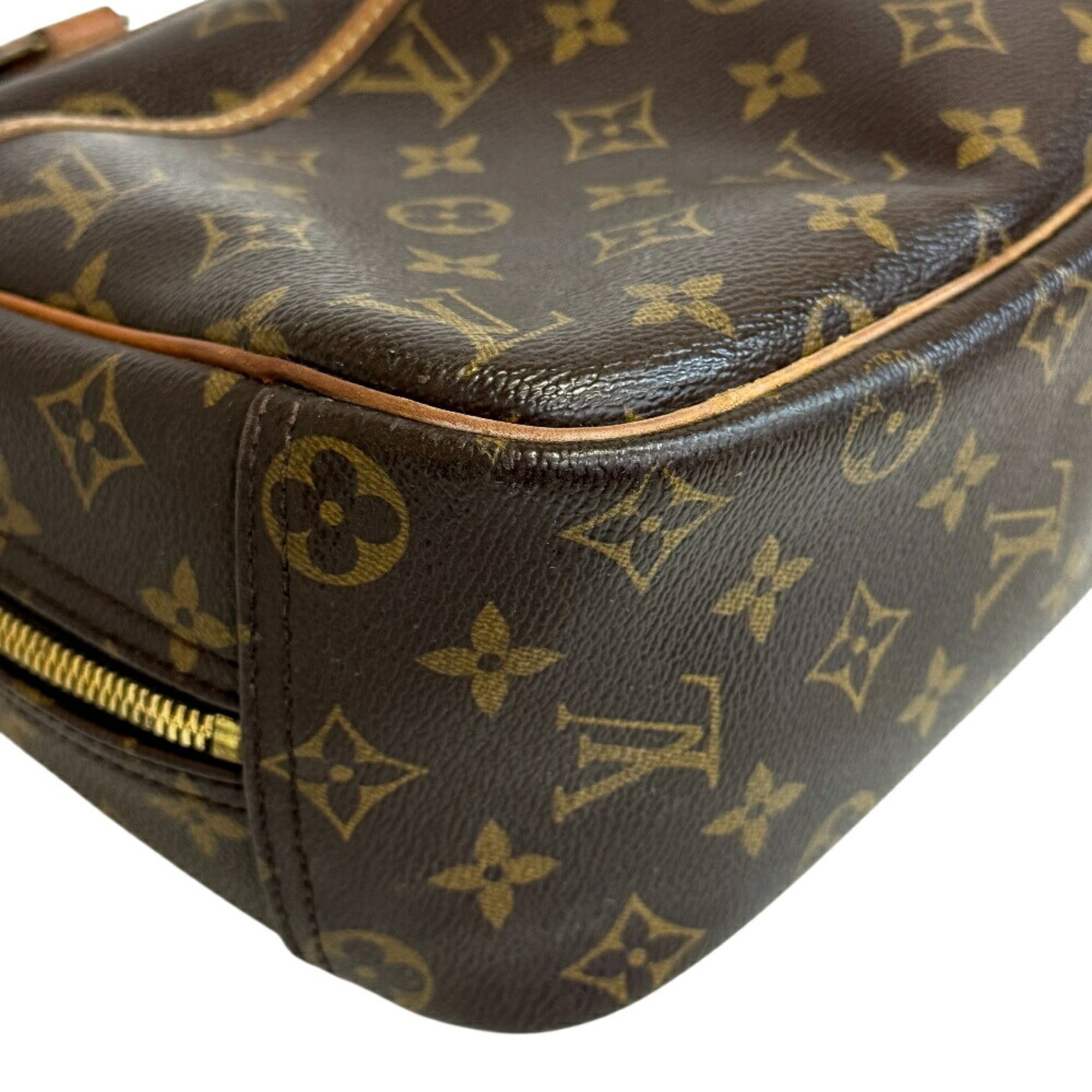 Louis Vuitton Brown Leather Handbag