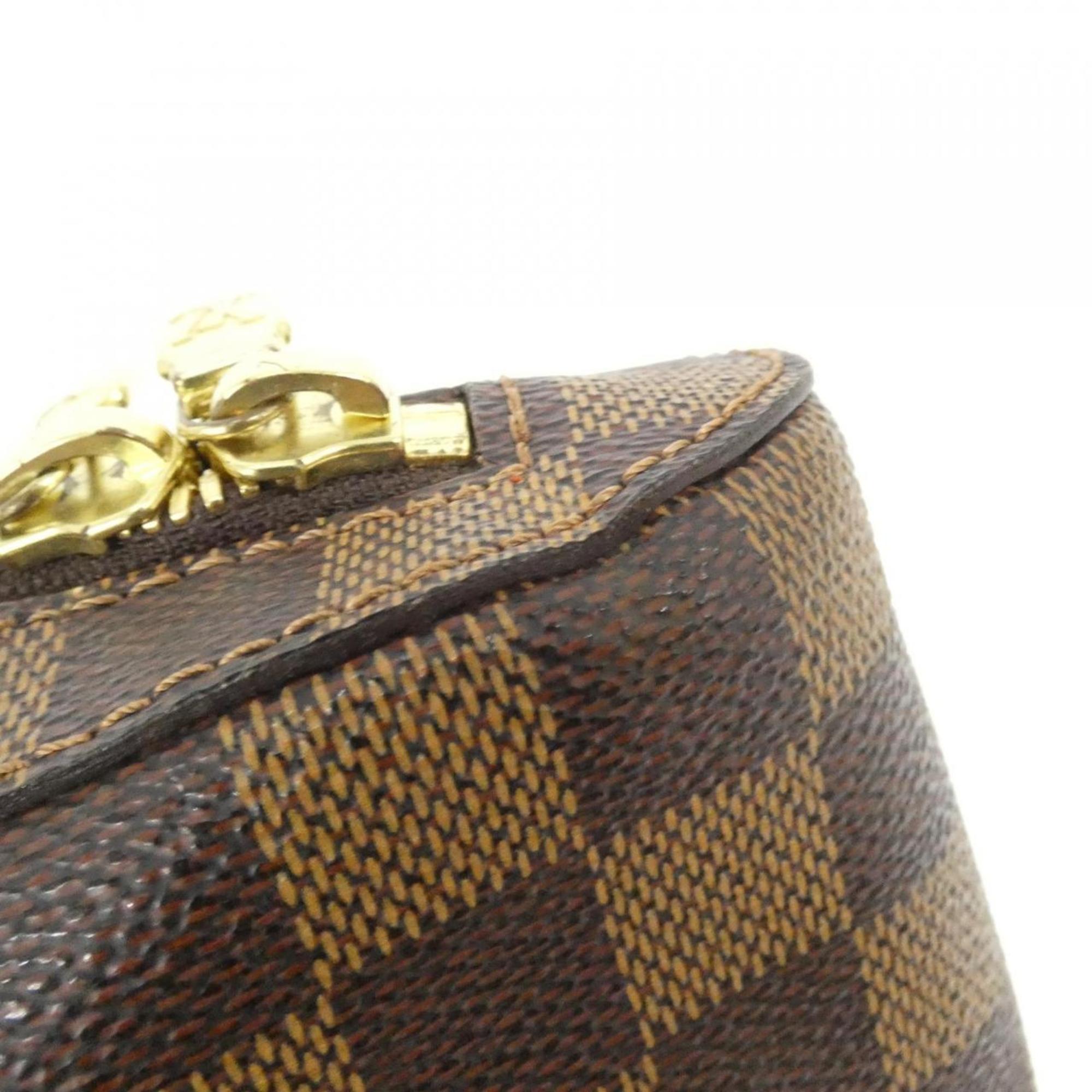 Louis Vuitton Brown Coated Canvas Shoulder Bag