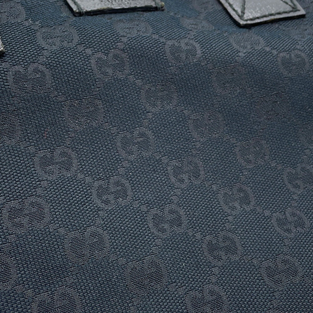 Gucci Black Gg Canvas Handbag Tote Bag (Pre-Owned)