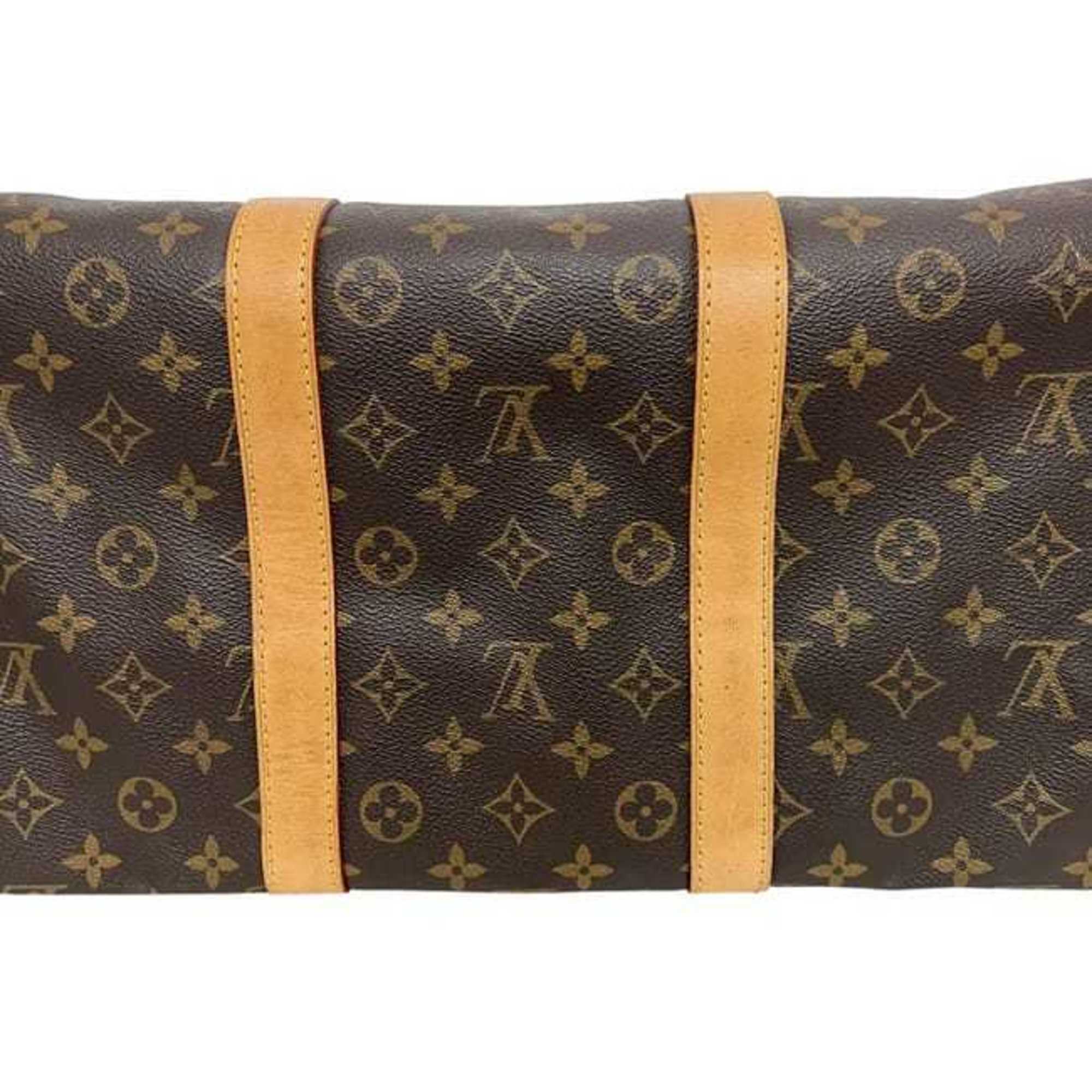 Louis Vuitton Monogram Brown Monogram Leather Boston Bag Shoulder Bag