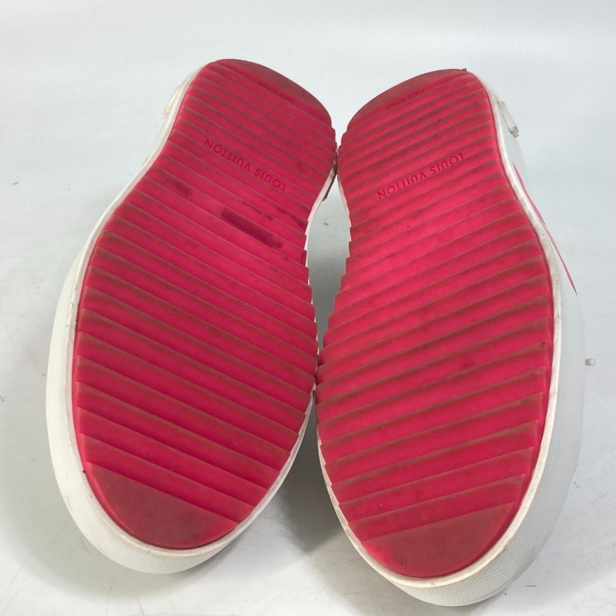 Louis Vuitton Pink White Sneakers