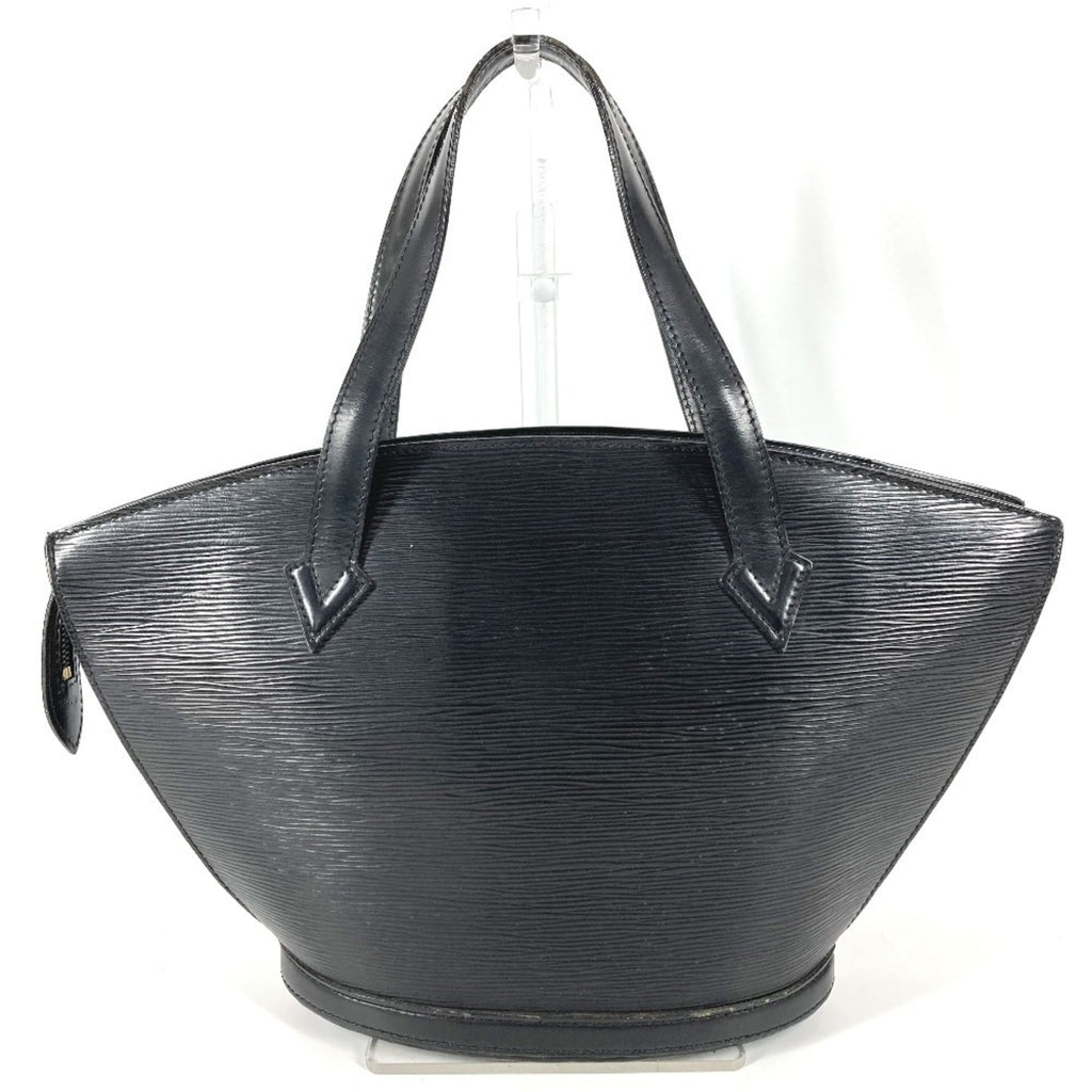 Louis Vuitton Black Noir Epi Leather Handbag Tote Bag
