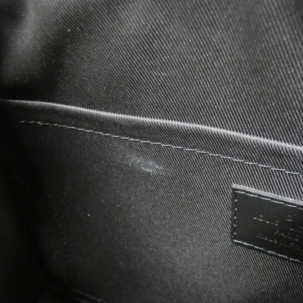 Louis Vuitton Black Leather Shoulder Bag