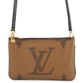 Louis Vuitton Noir Monogram Pochette Shoulder Bag