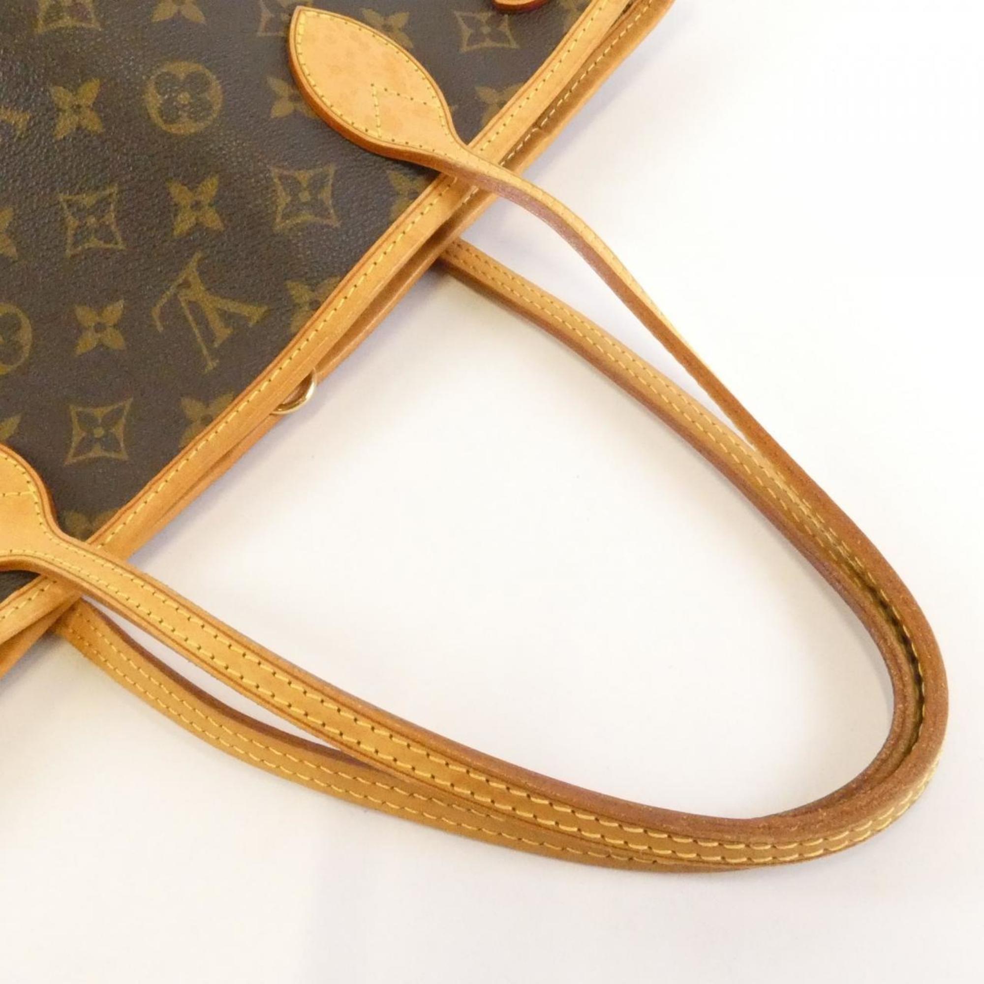 Louis Vuitton Brown Coated Canvas Handbag