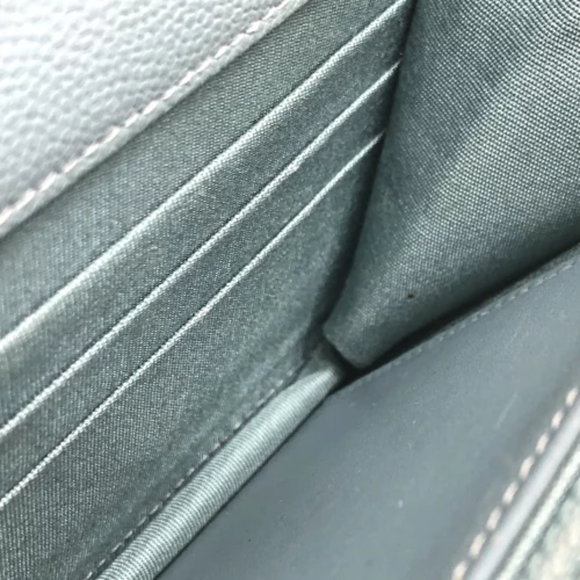 Chanel Blue Leather Shoulder Bag