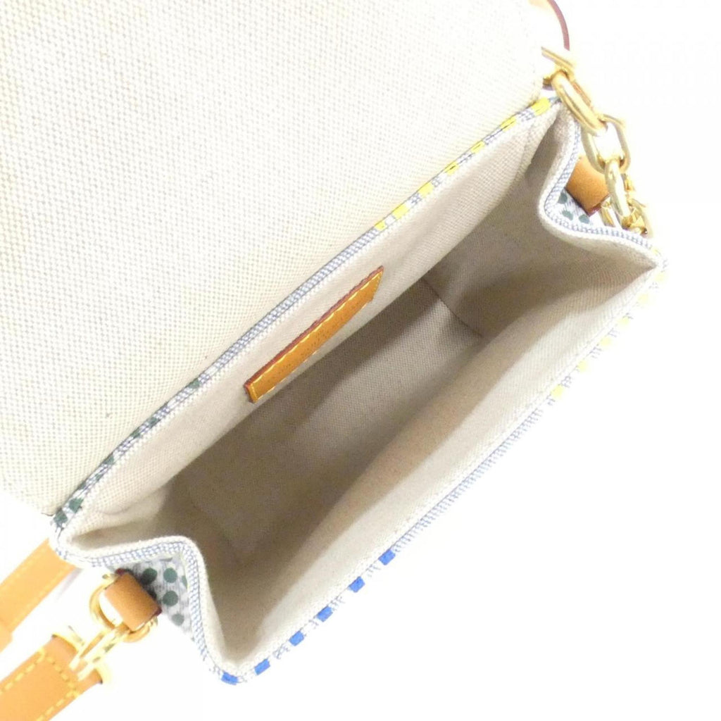 Louis Vuitton Multi-Color Denim Leather Shoulder Bag