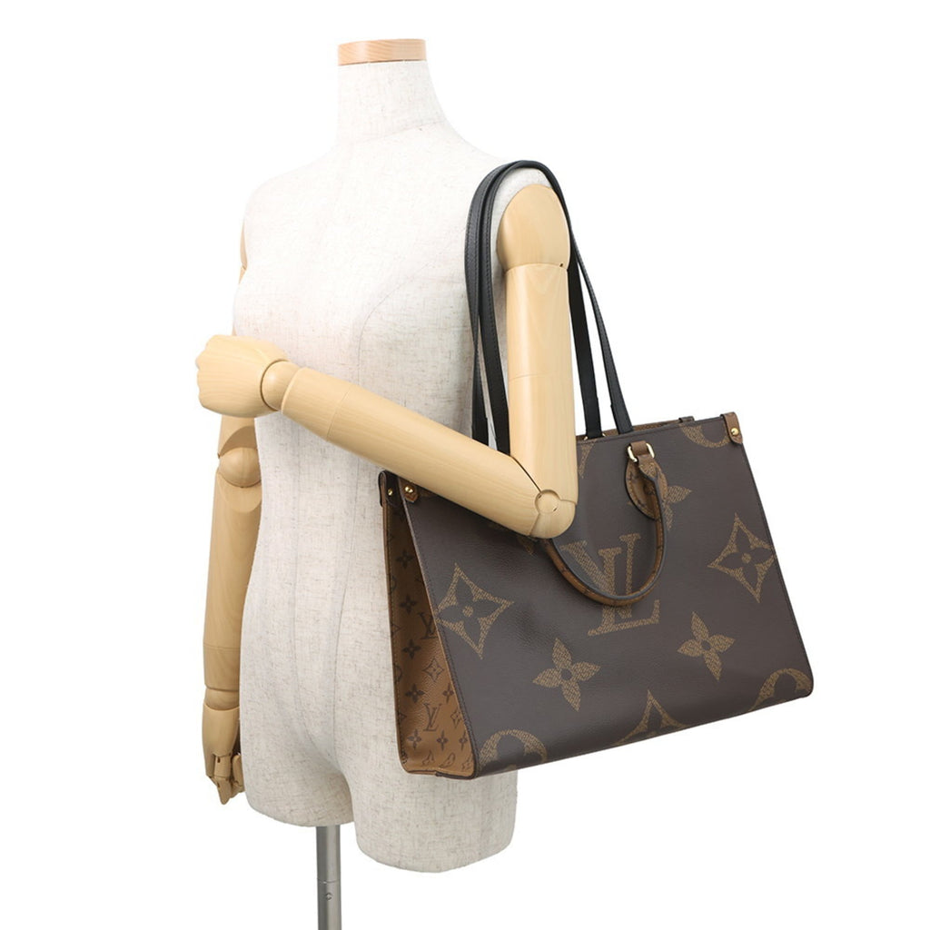 Louis Vuitton Monogram Reverse Red Color Monogram Reverse Monogram Handbag Tote Bag