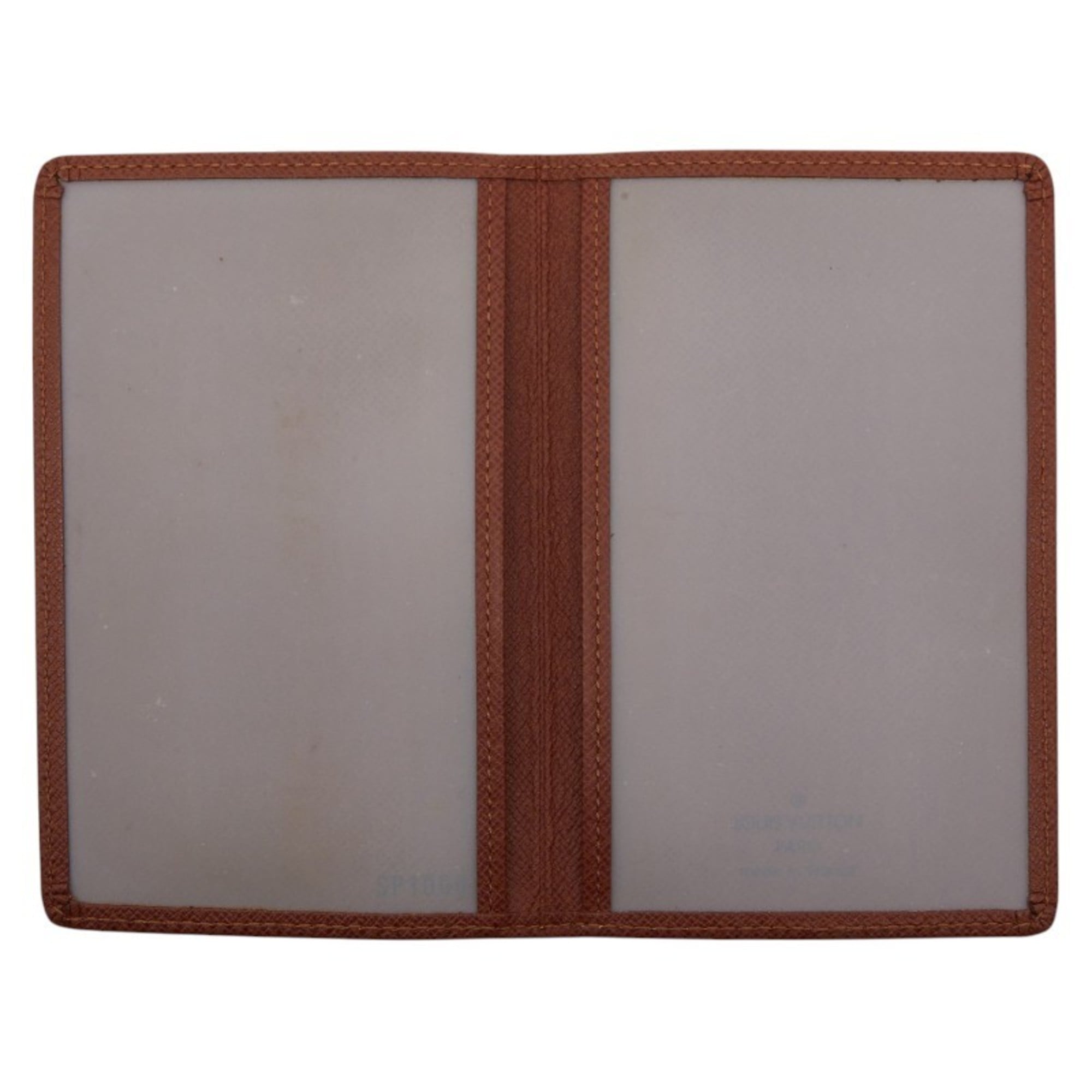 Louis Vuitton Brown Pvc Leather Wallet