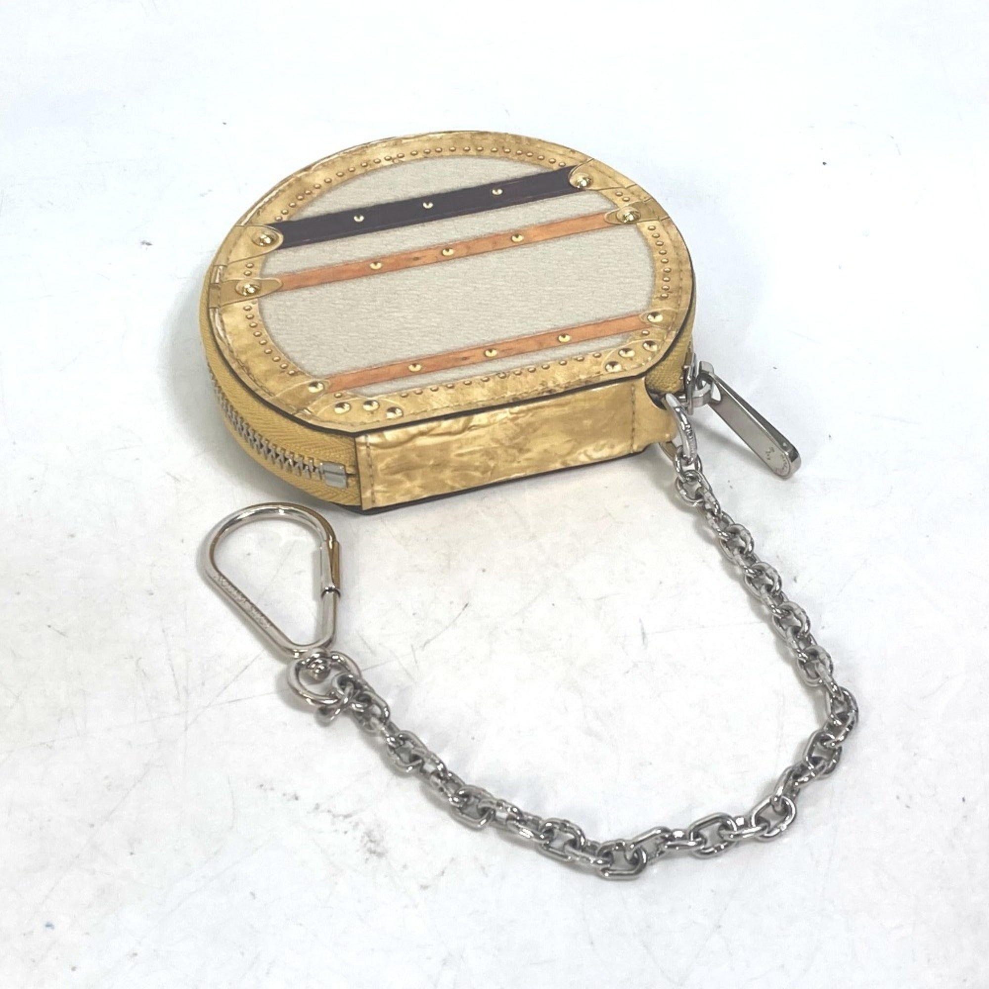 Louis Vuitton Beige Coin Purse/Coin Case