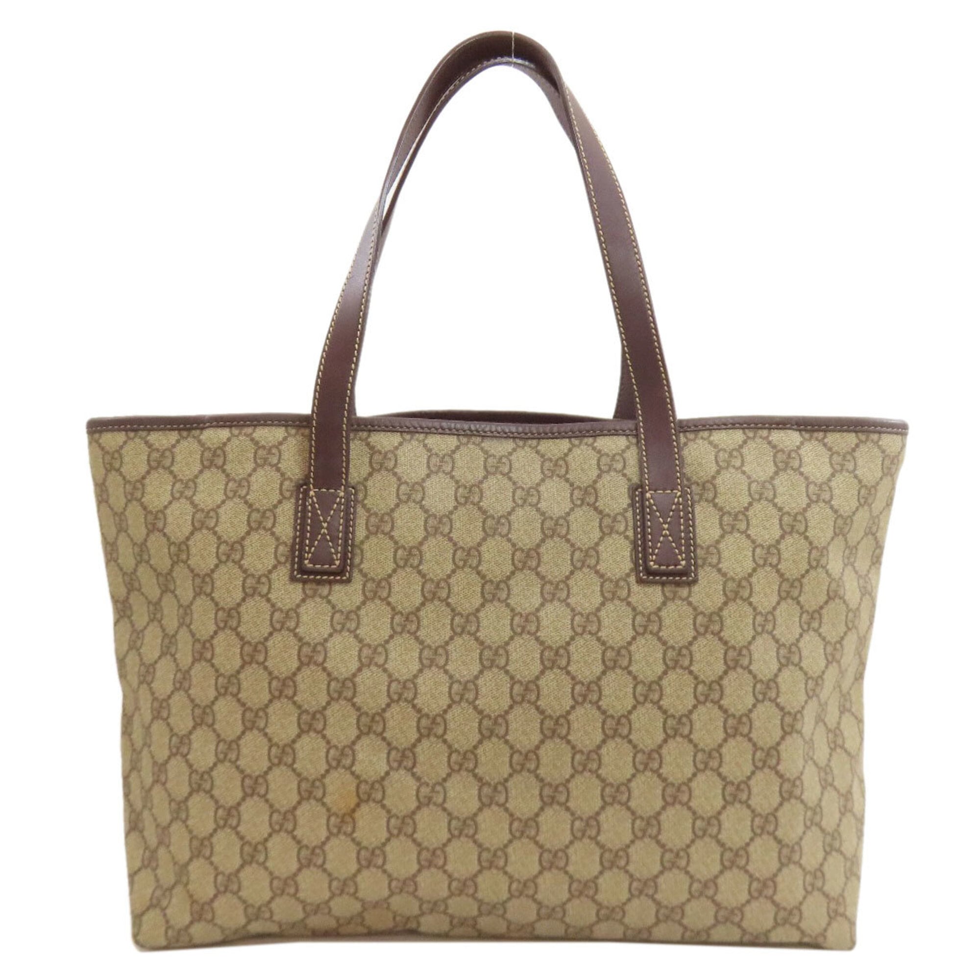Gucci Brown Pvc Tote Bag (Pre-Owned)