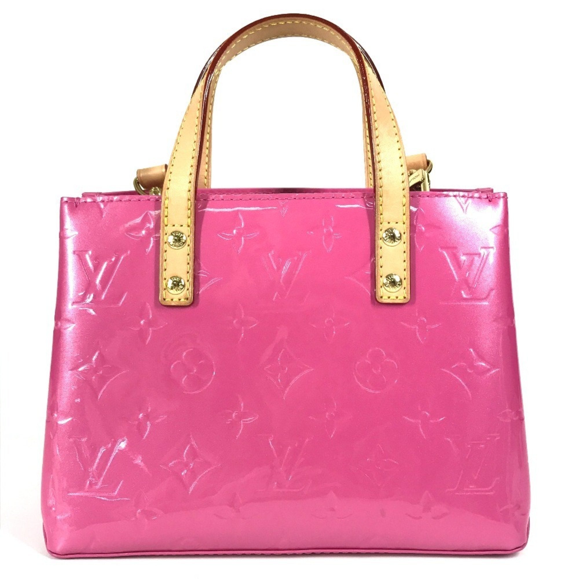 Louis Vuitton Pink Monogram Vernis Handbag Shoulder Bag Tote Bag