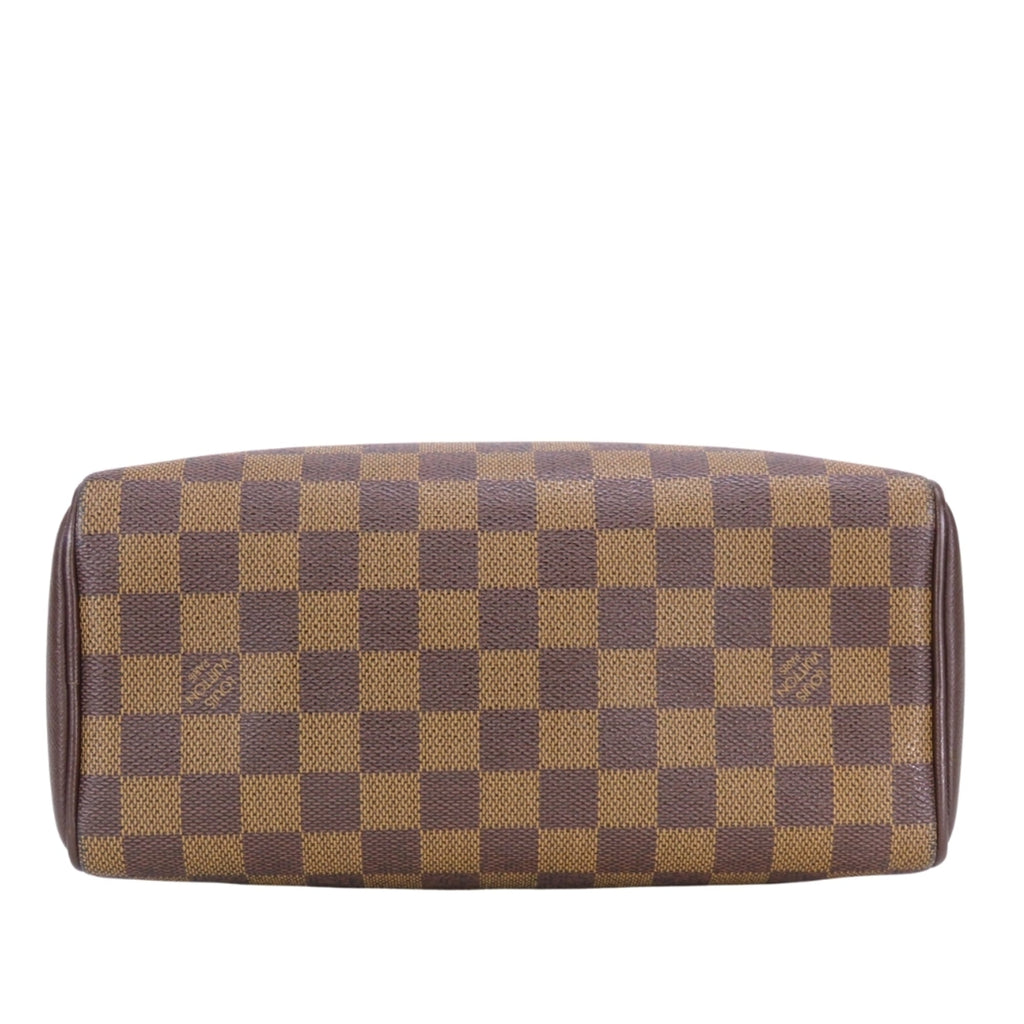 Louis Vuitton Brown Damier Canvas Ebene Damier Canvas Leather Handbag