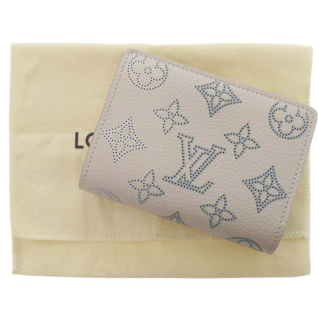Louis Vuitton Blue Pink Mahina Leather Wallet