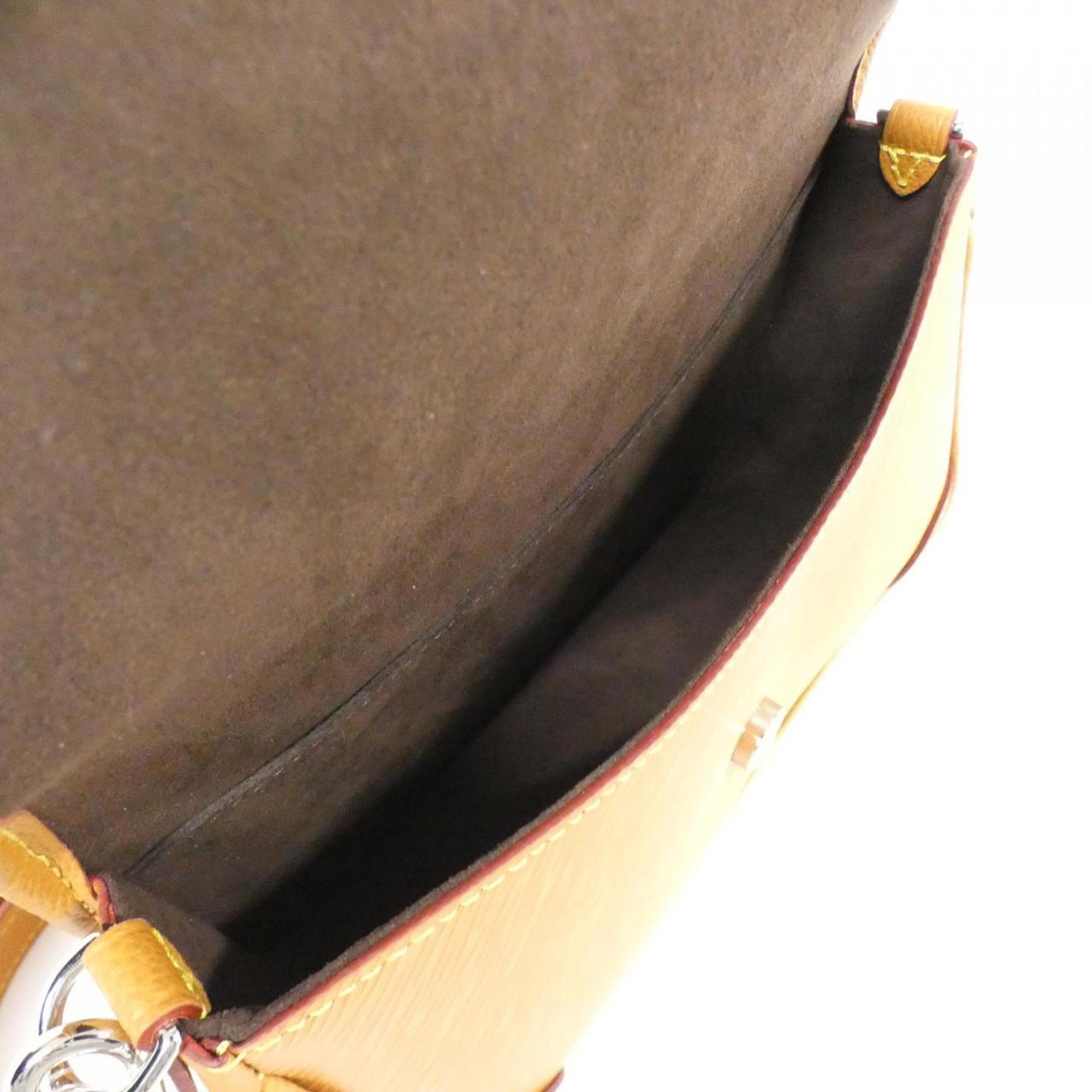 Louis Vuitton Brown Leather Shoulder Bag