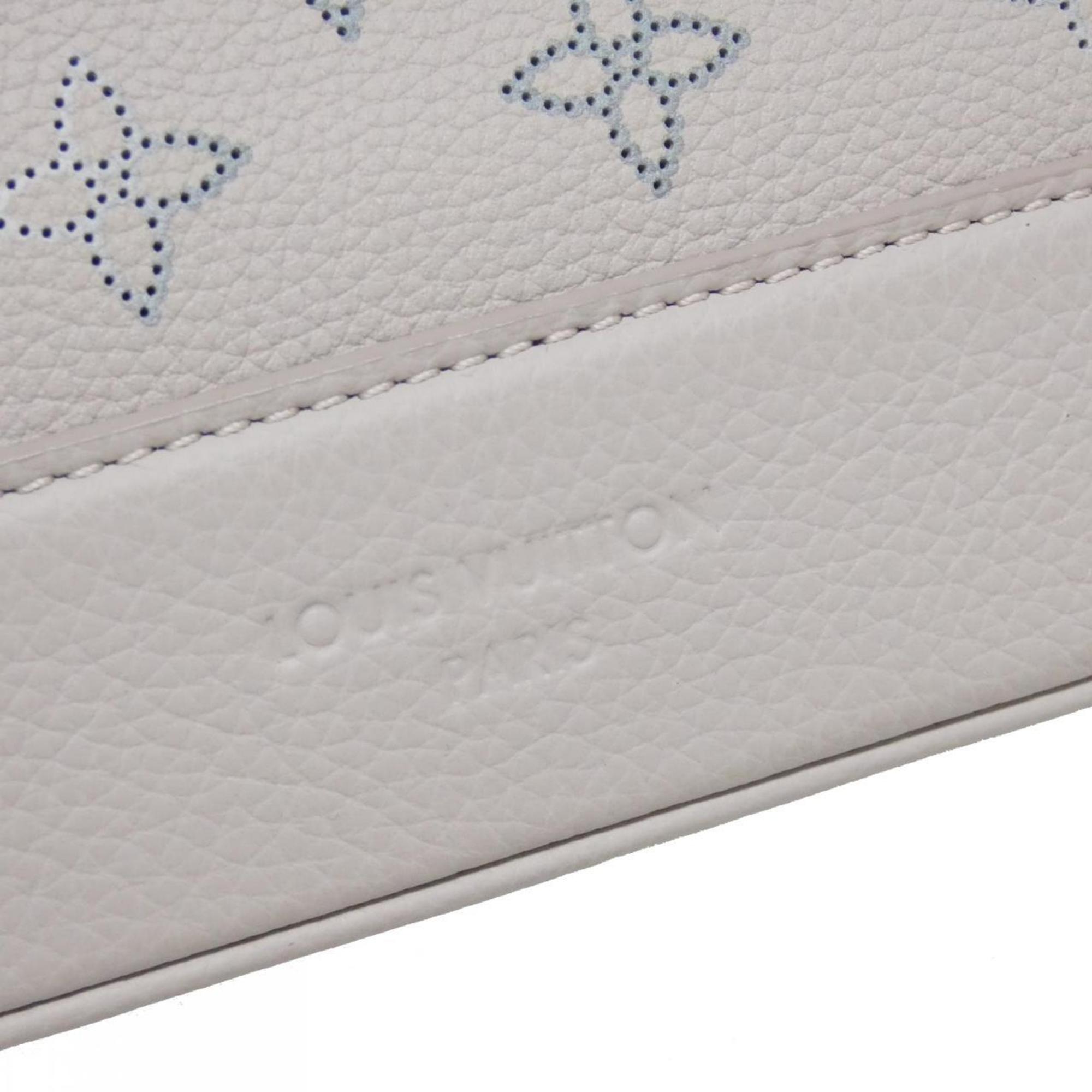 Louis Vuitton Gray Leather Shoulder Bag