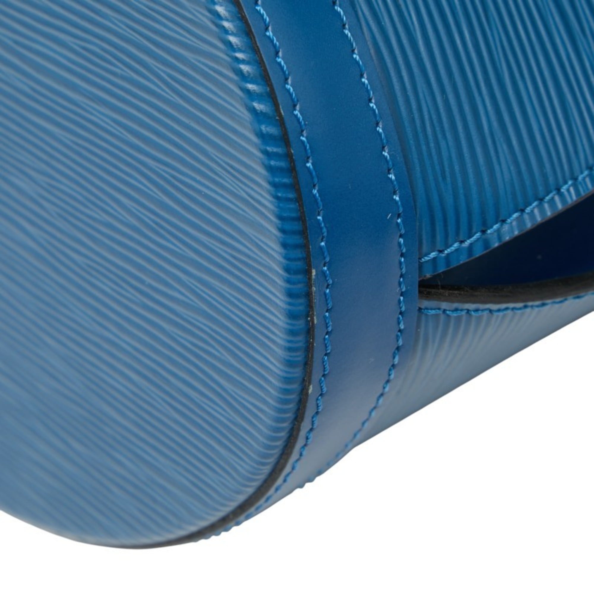 Louis Vuitton Toledo Blue Leather Shoulder Bag