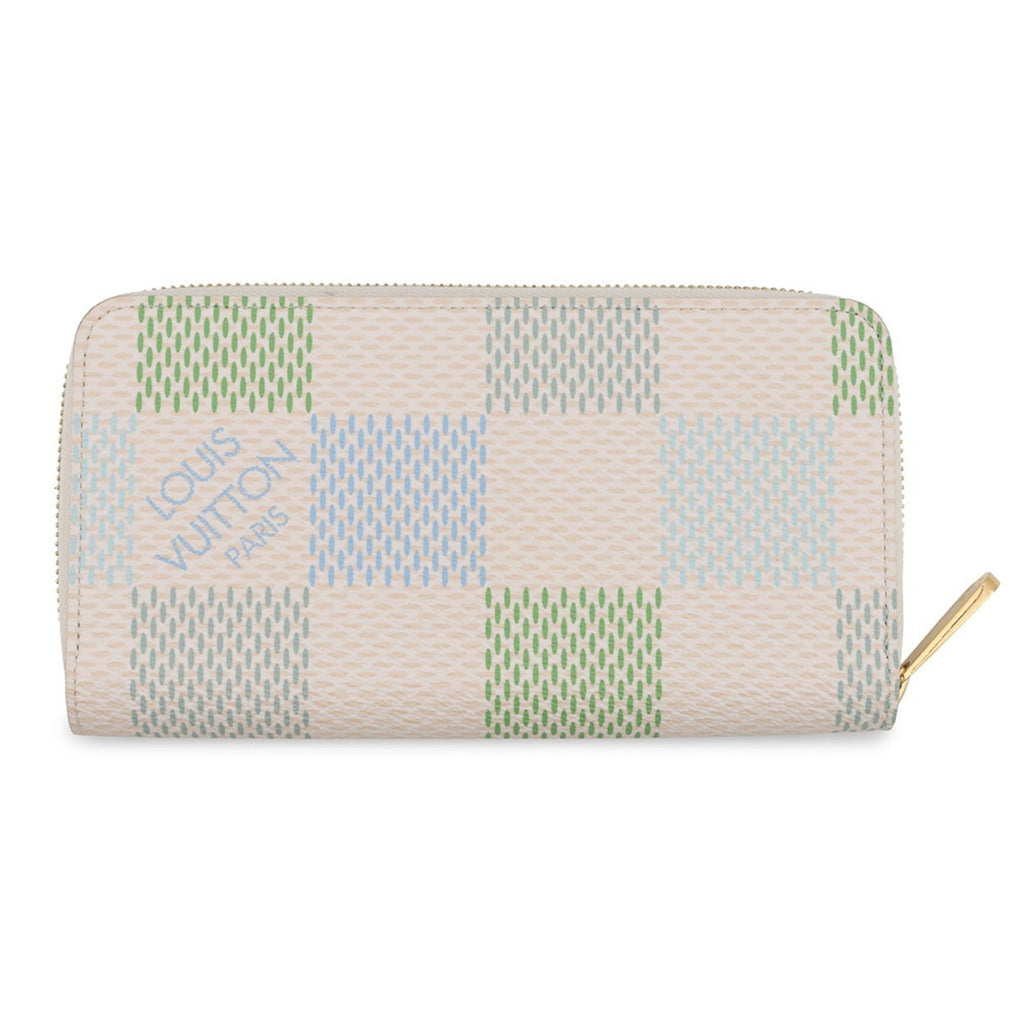 Louis Vuitton Beige Light Green Long Wallet