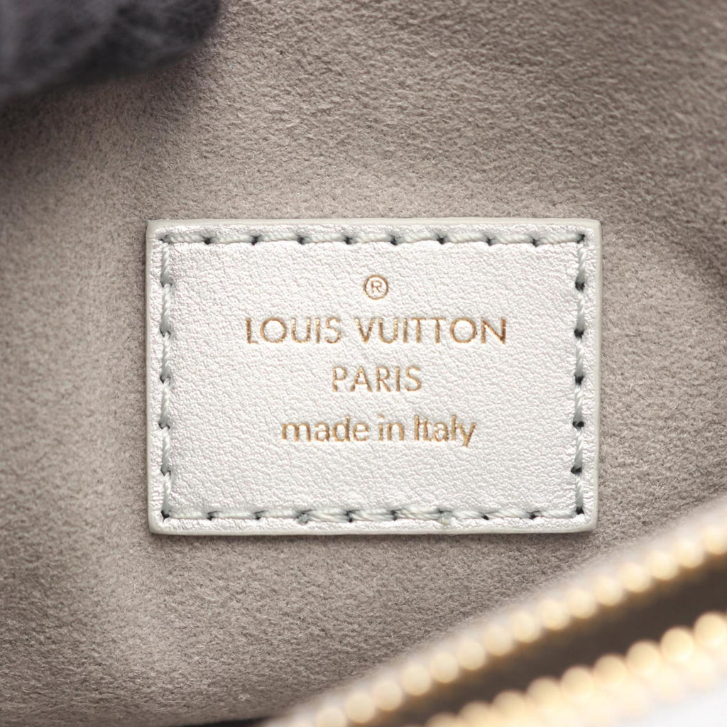 Louis Vuitton Silver Leather Shoulder Bag