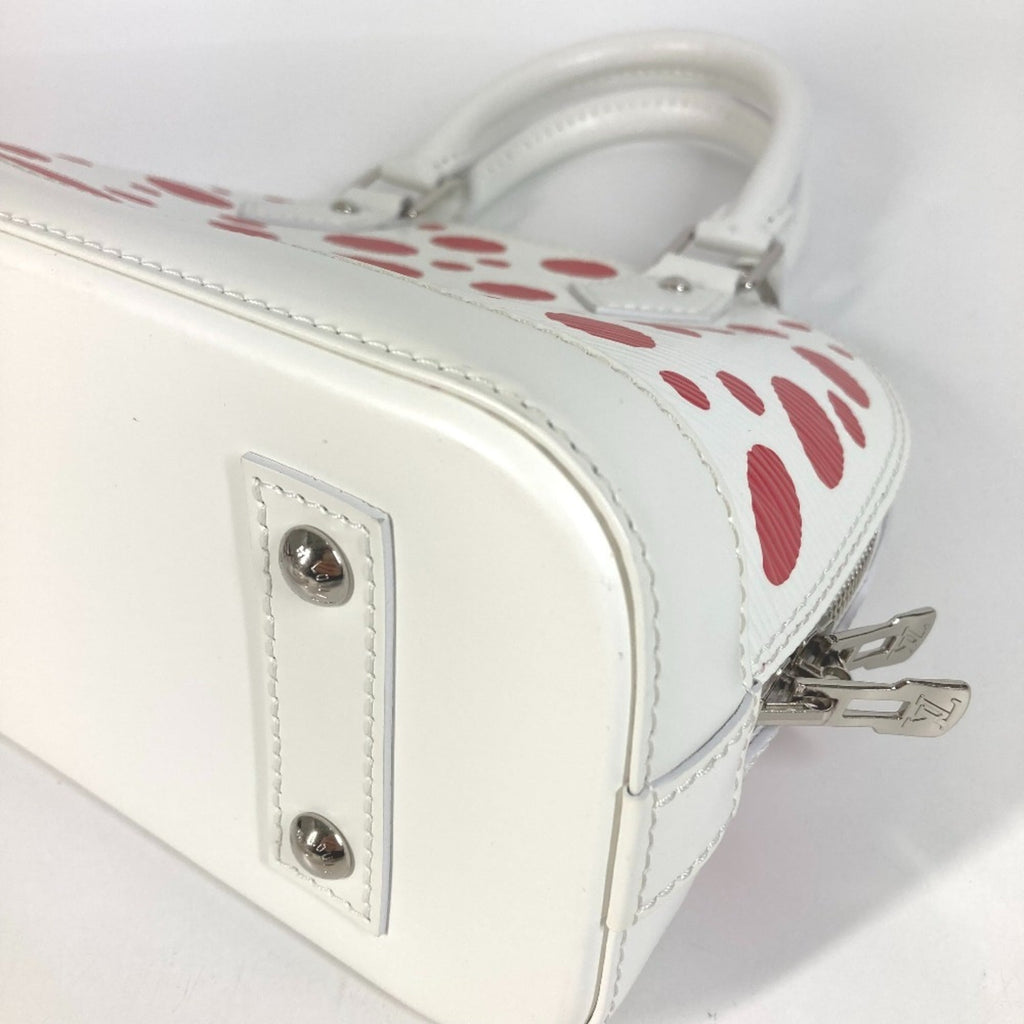 Louis Vuitton Yayoi Kusama Red Color White Epi Leather Handbag Shoulder Bag