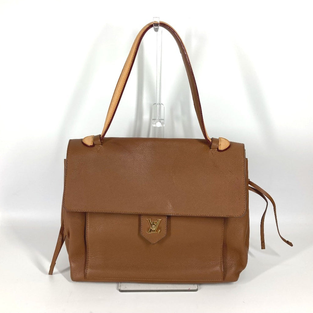 Louis Vuitton Brown Leather Shoulder Bag Tote Bag
