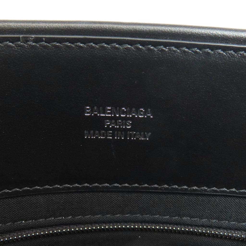 Balenciaga Black White Canvas Tote