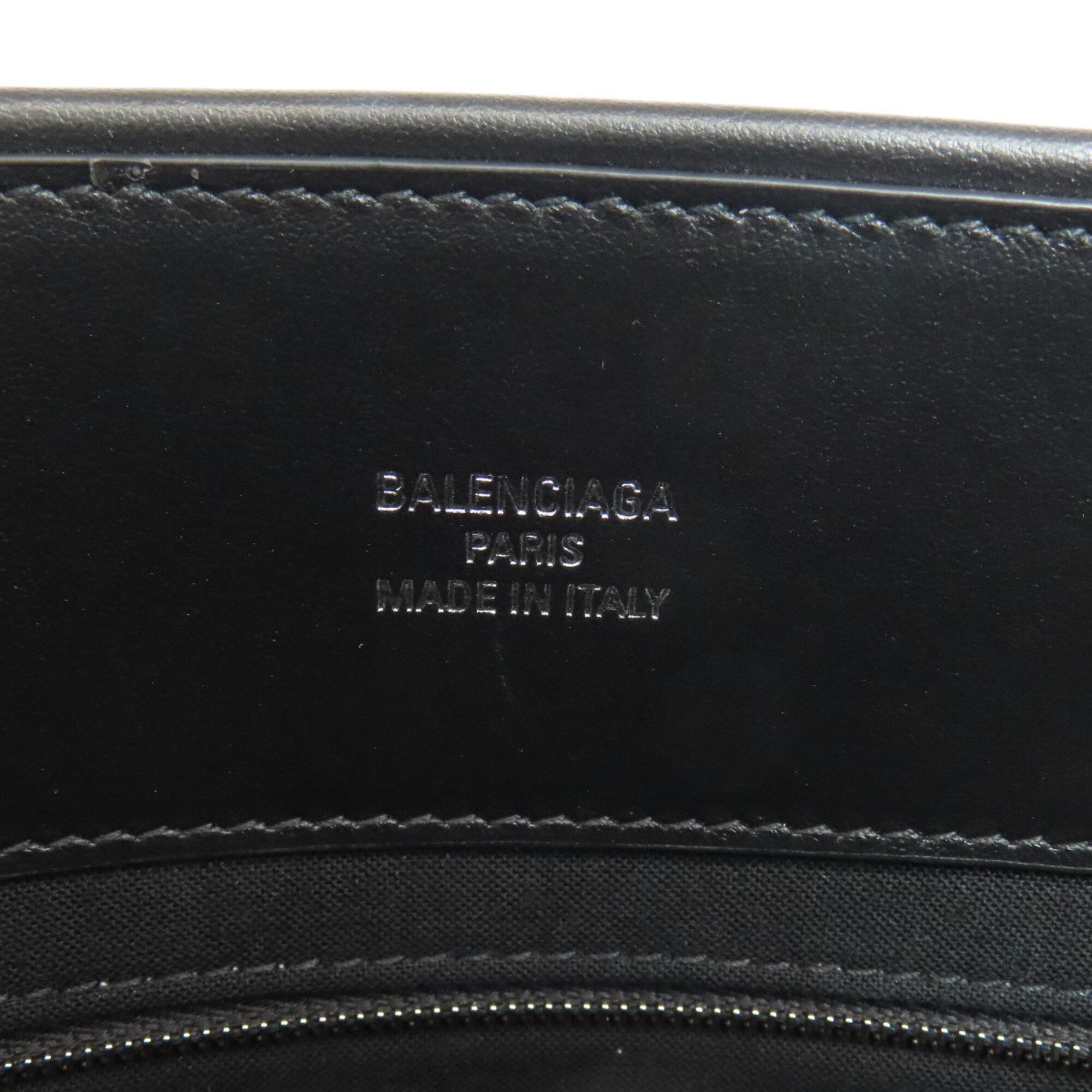 Balenciaga Black White Canvas Tote