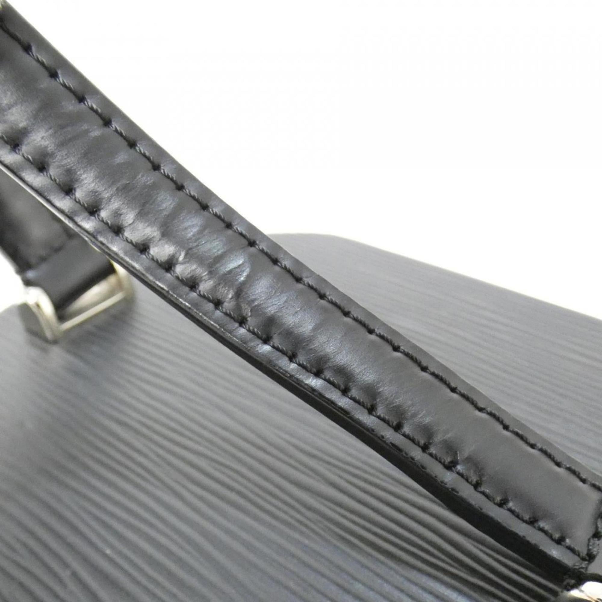 Louis Vuitton Black Leather Handbag