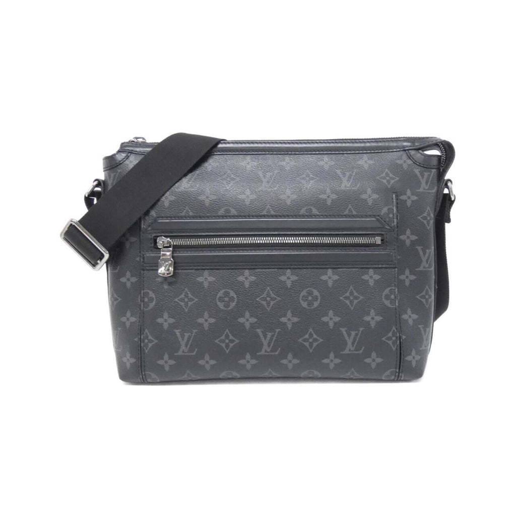 Louis Vuitton Black Coated Canvas Shoulder Bag
