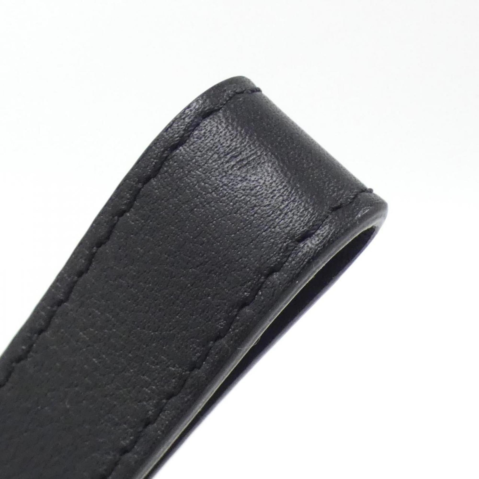 Louis Vuitton Black Leather Handbag Pochette