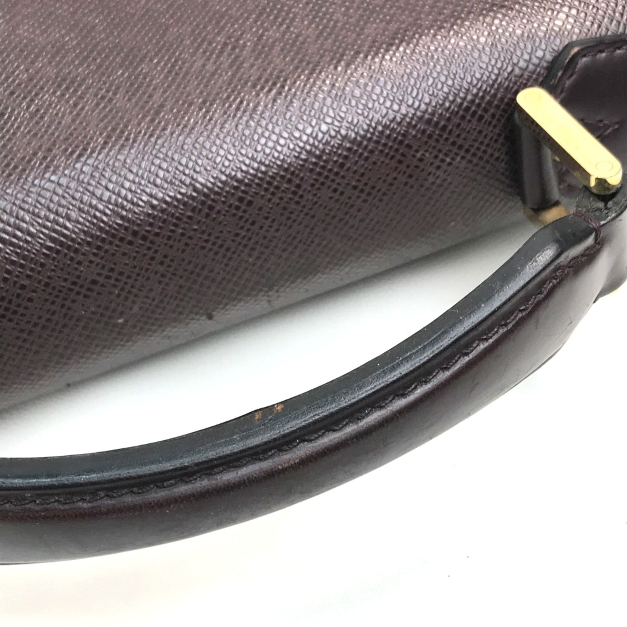 Louis Vuitton Brown Leather Briefcase