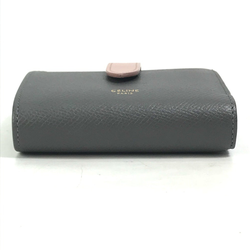 Celine Gray Leather Wallet (Tri-Fold)