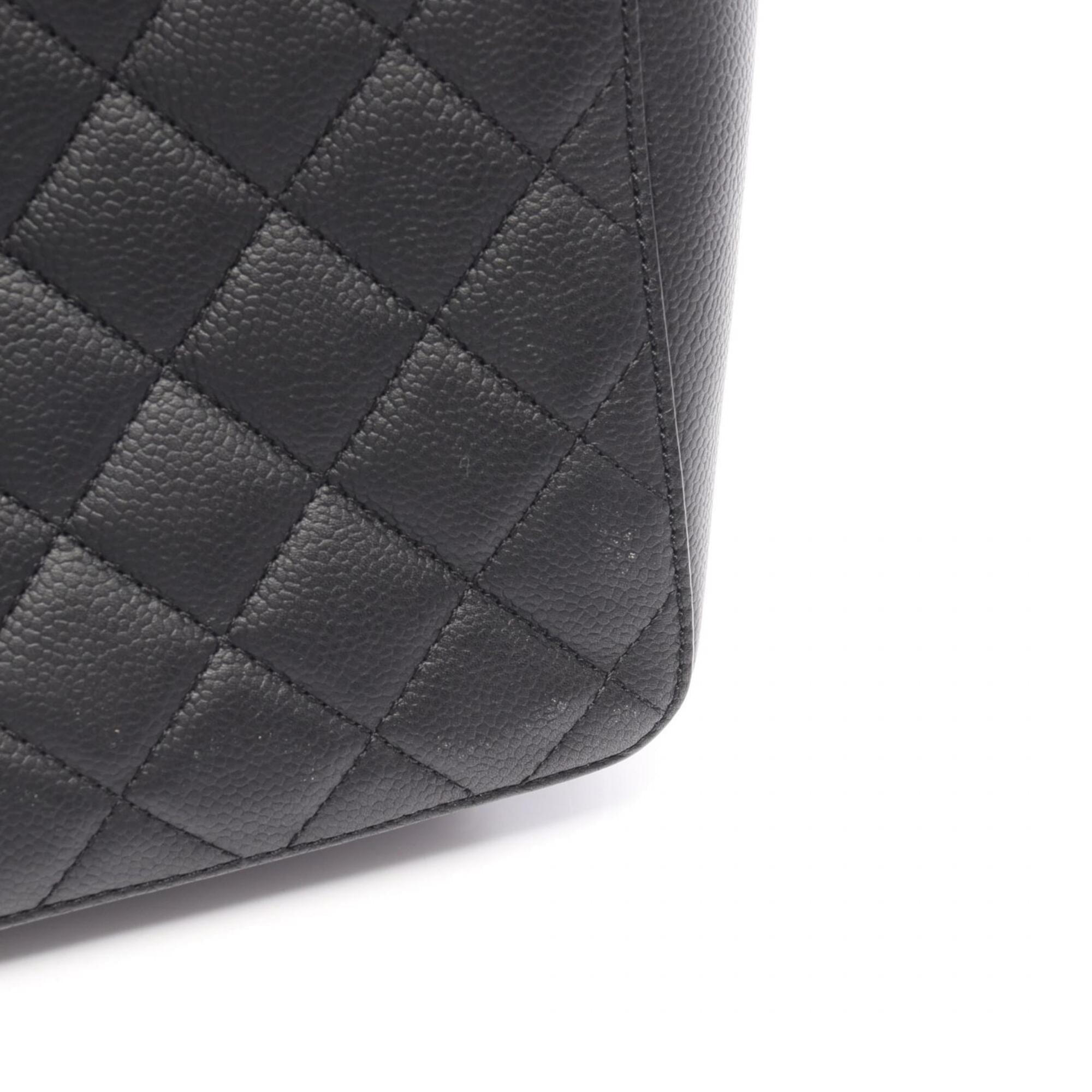 Chanel Black Leather Handbag Shoulder Bag