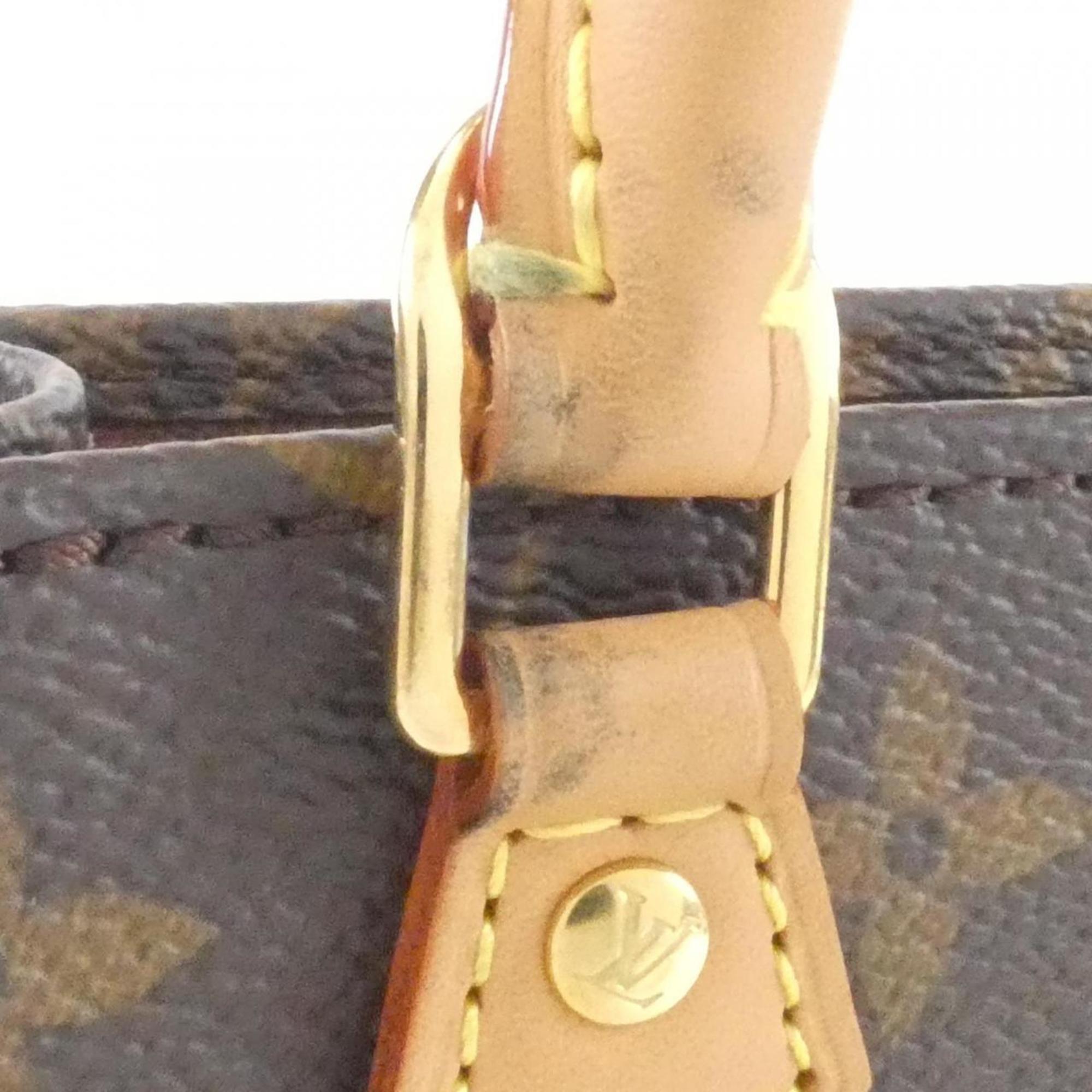 Louis Vuitton Marron Coated Canvas Handbag