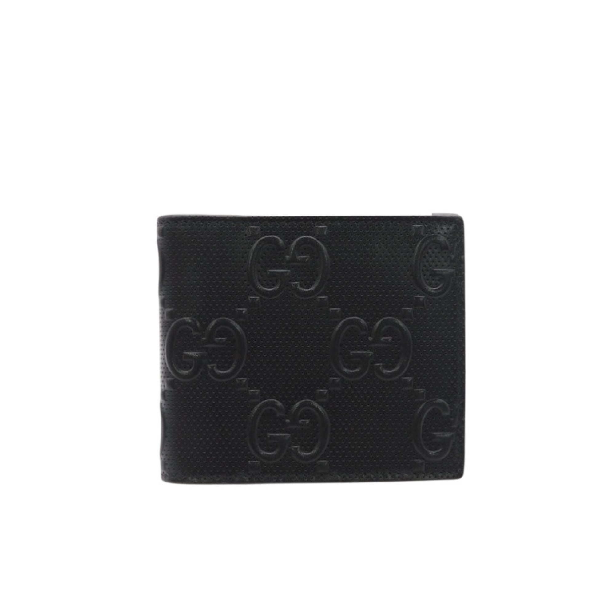 Gucci Black Leather Wallet (Bi-Fold) (Pre-Owned)